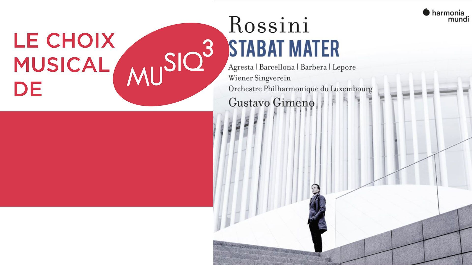 Le Stabat mater de Rossini par l’Orchestre Philharmonique de Luxembourg et Gustavo Gimeno