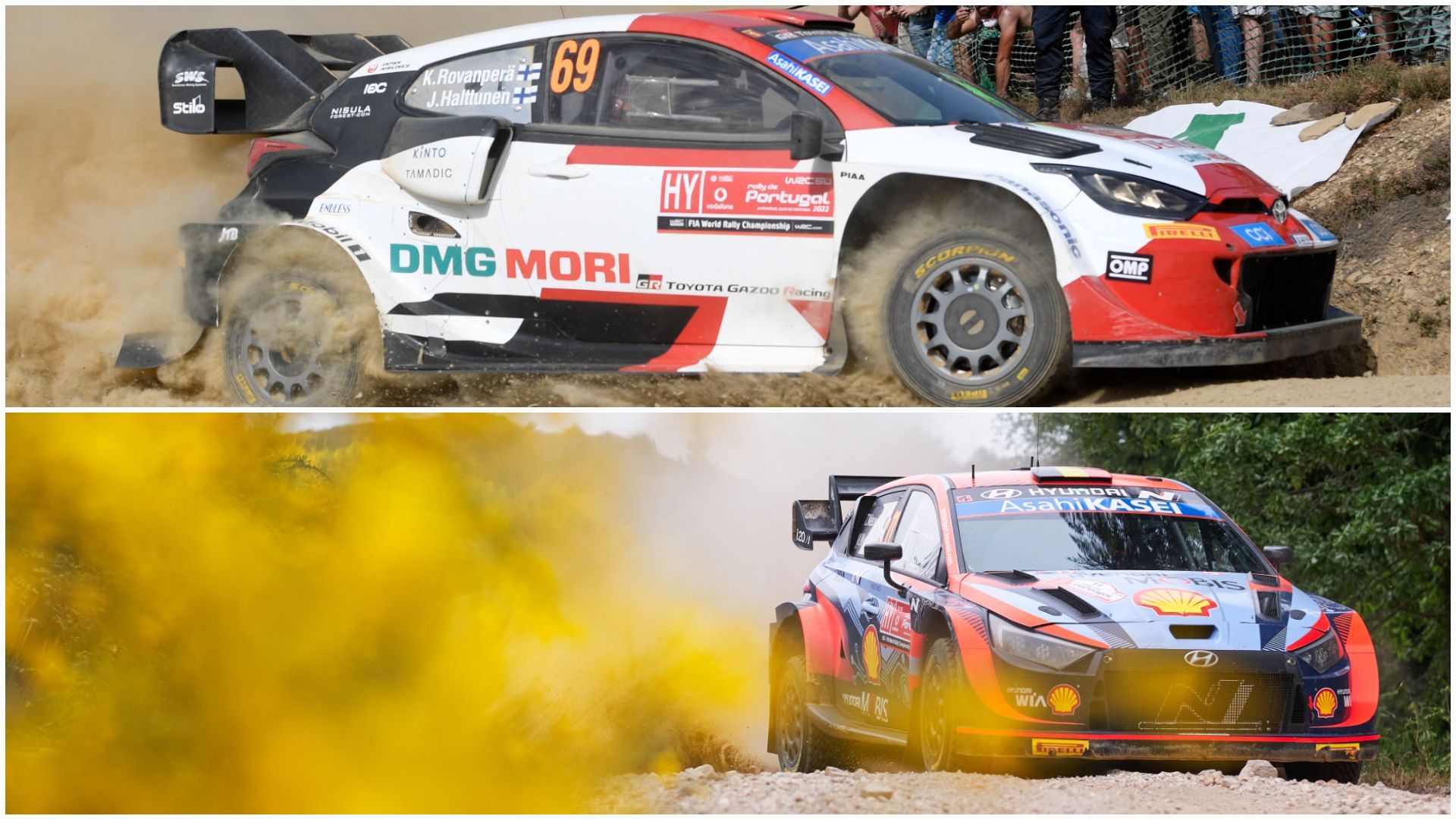 WRC : Kalle Rovanpera (Toyota) et Thierry Neuville (Hyundai)