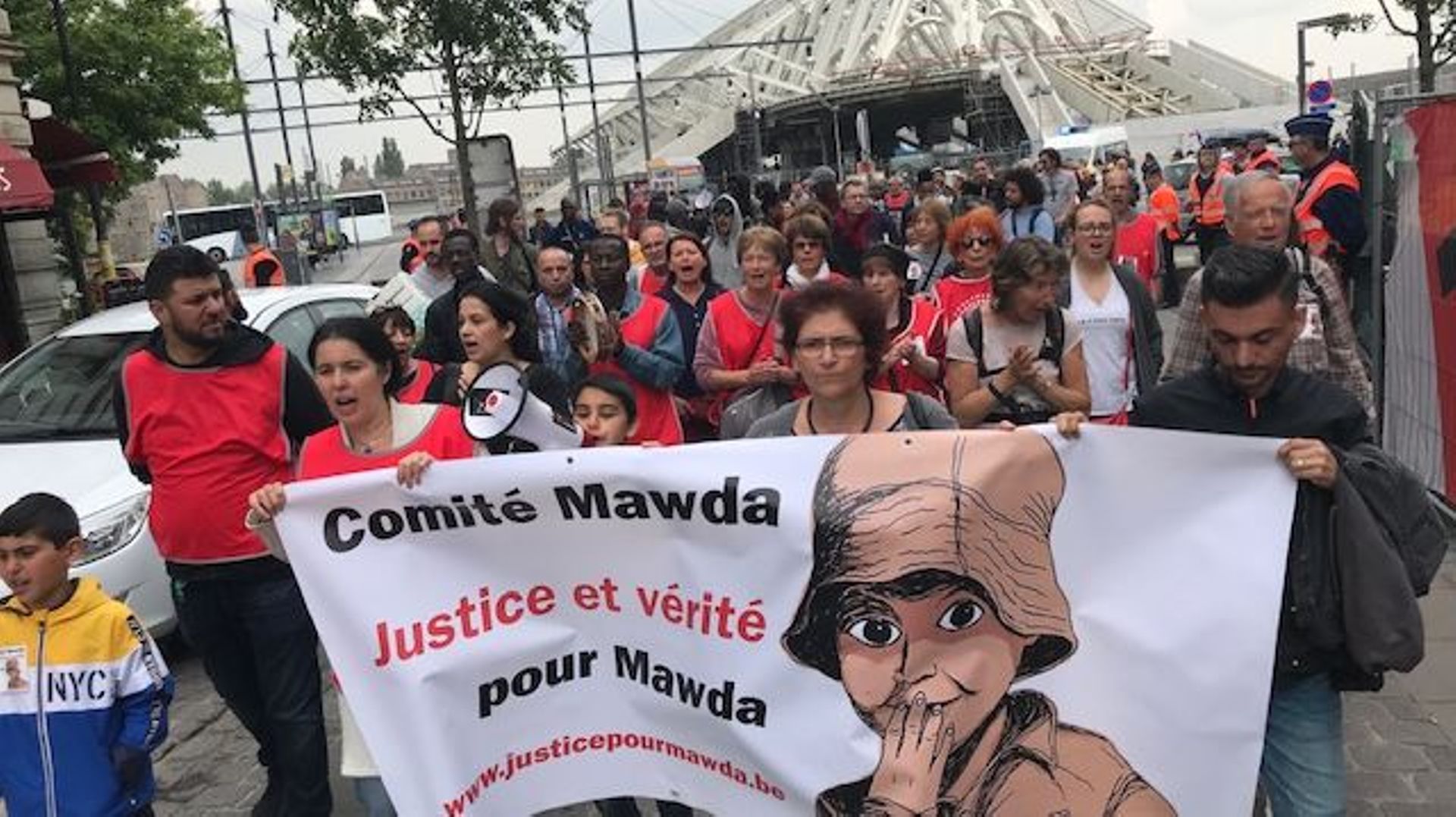 Rassemblement "Justice pour Mawda" (Mons)