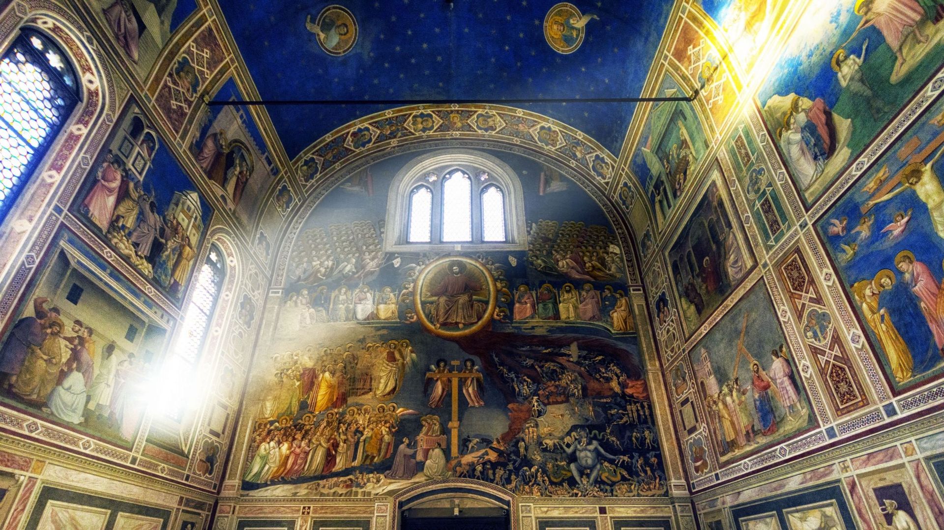 La chapelle Scrovegni et les fresques de Giotto à Padoue, Italie