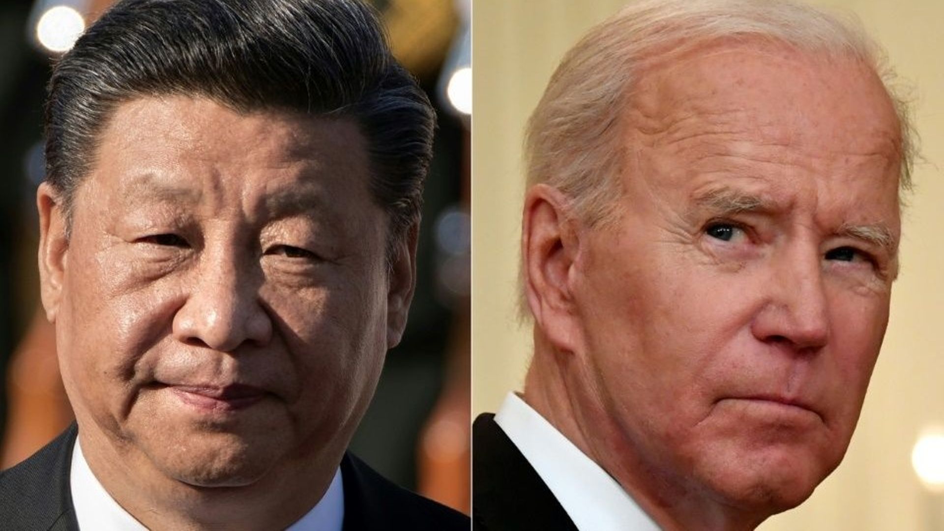 Le président chinois Xi Jinping et le président américain Joe Biden sur ces photos d'archives combinées le 8 juin 2021 