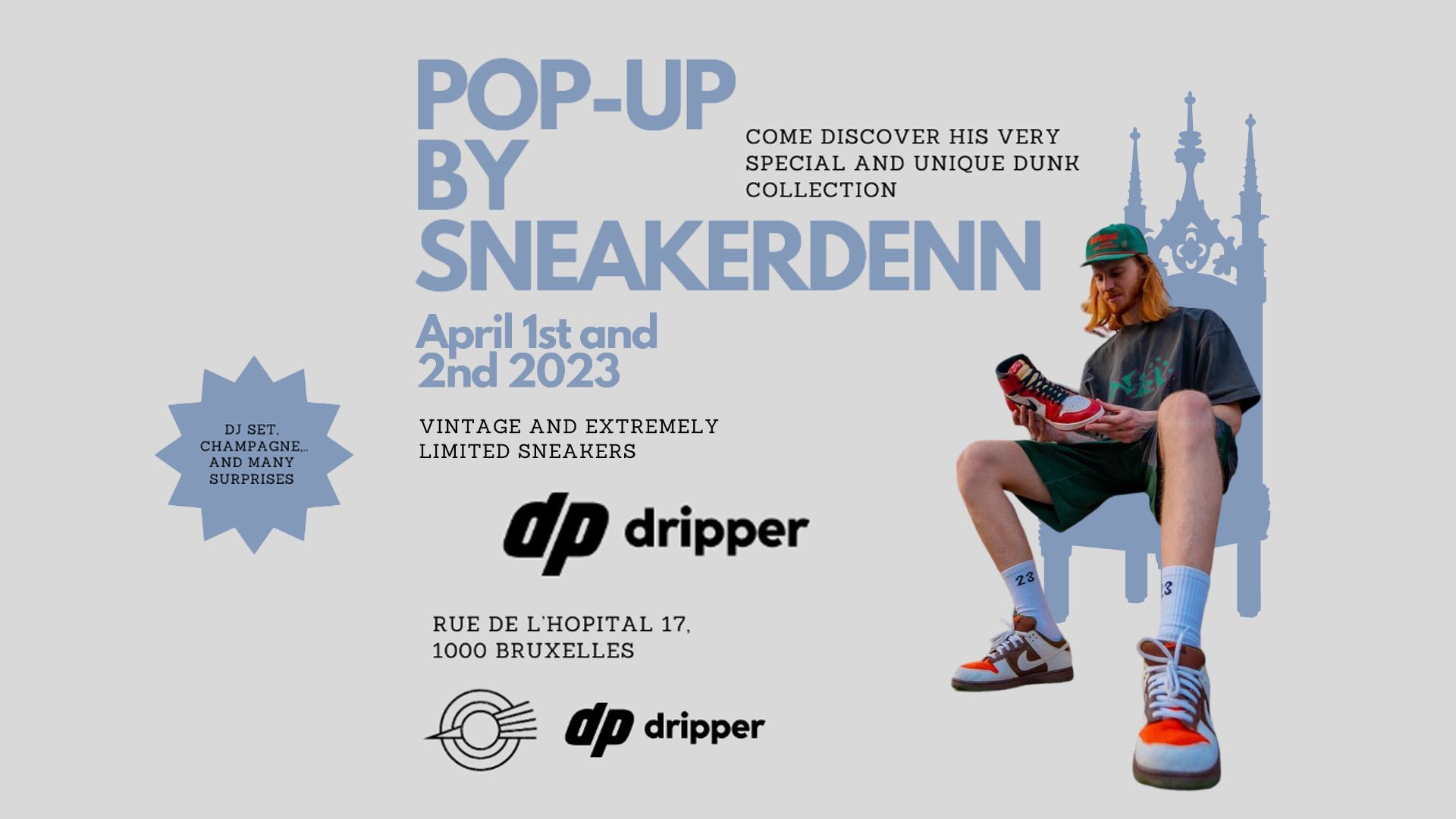 Un pop-up a Bruxelles per veri sneakerhead con Sneakerdenn