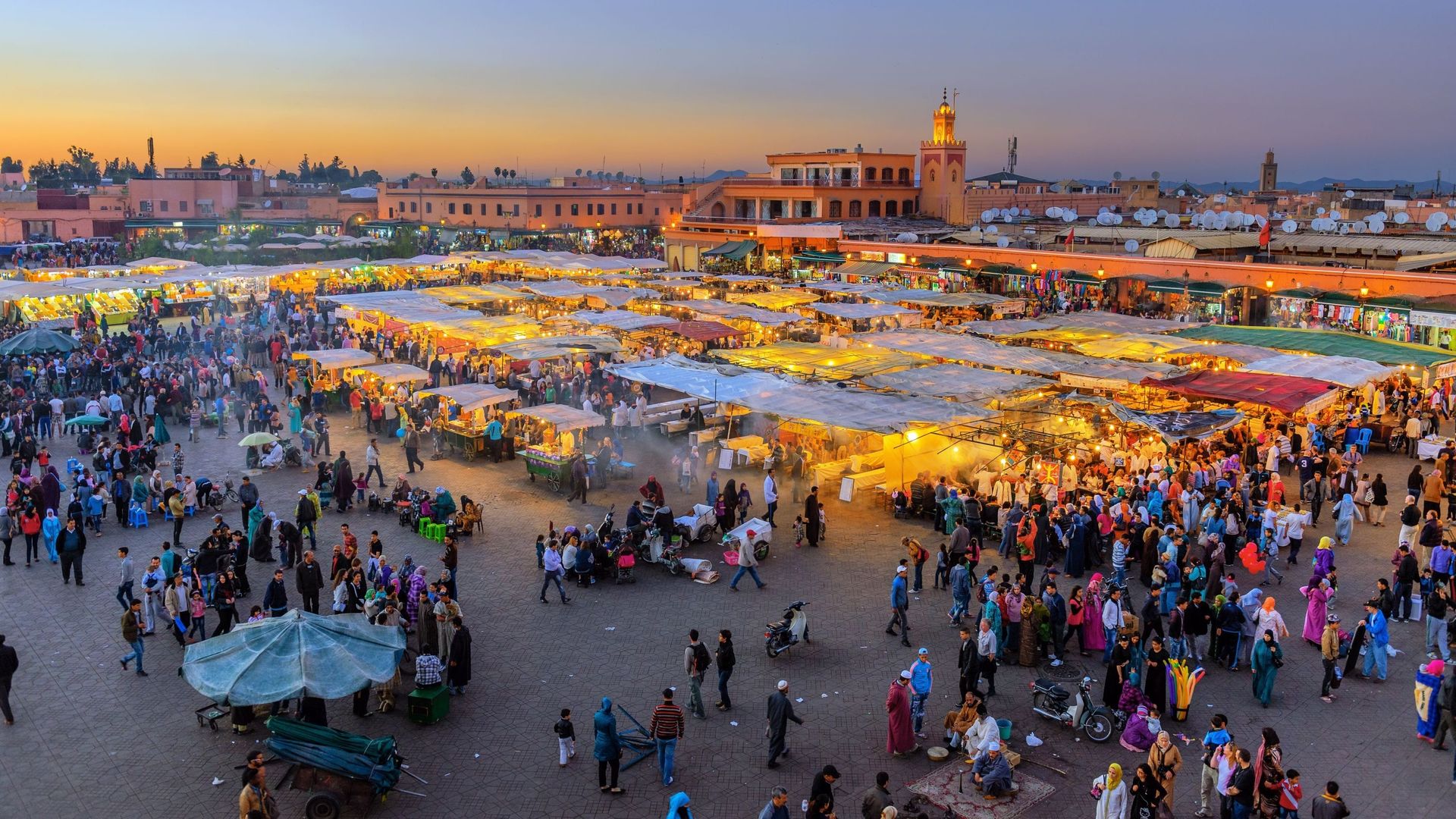 Place Jamaâ El Fna à Marrakech