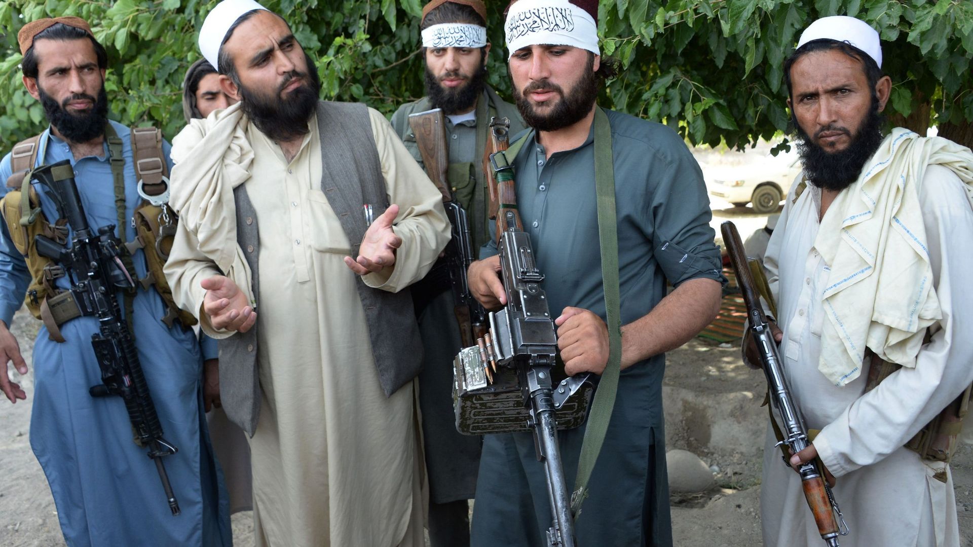 Talibans agfhans à Jalalabad.