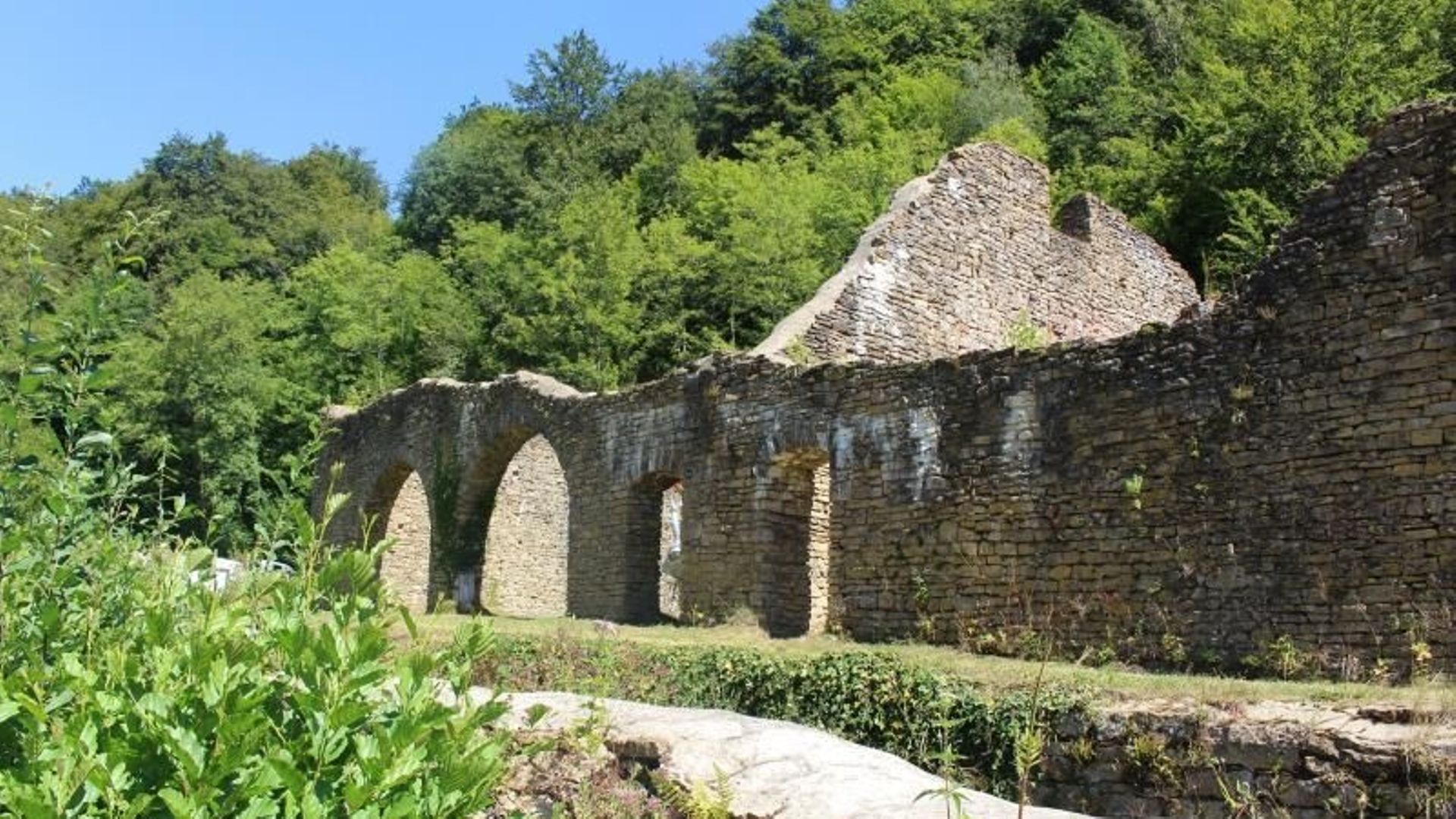 Les ruines de la halle à charbon de Montauban.