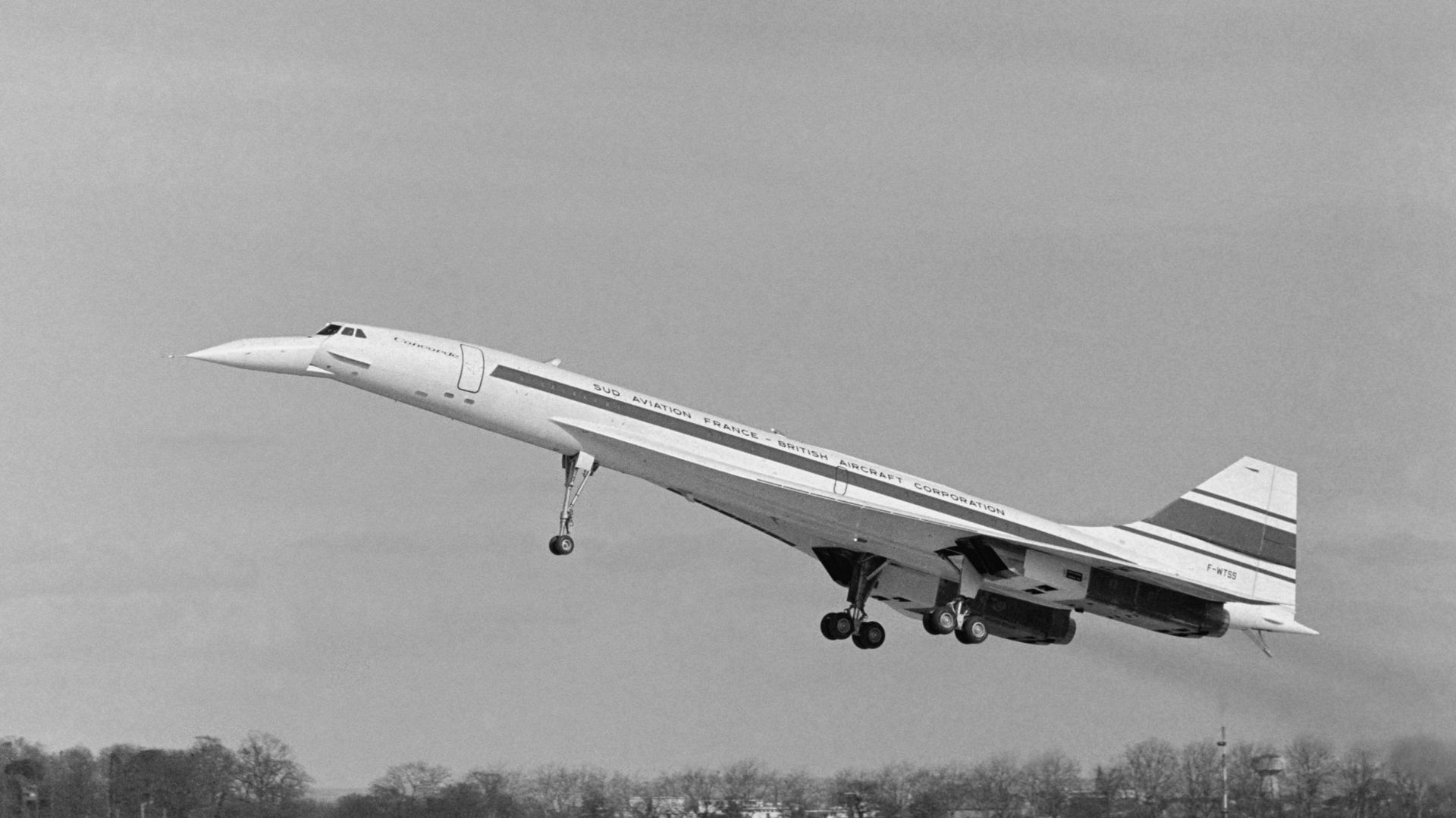Le premier vol du Concorde, le 2 mars 1969, à l'aéroport de Toulouse-Blagnac.