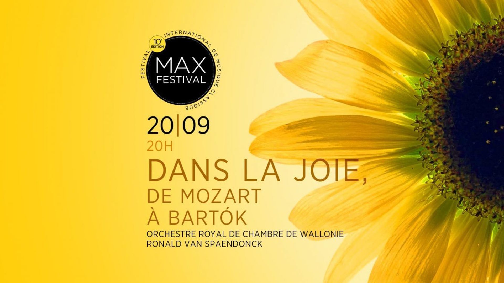 Remportez vos places pour le concert "Dans la joie, de Mozart à Bartok" dans le cadre du Max Festival 2025