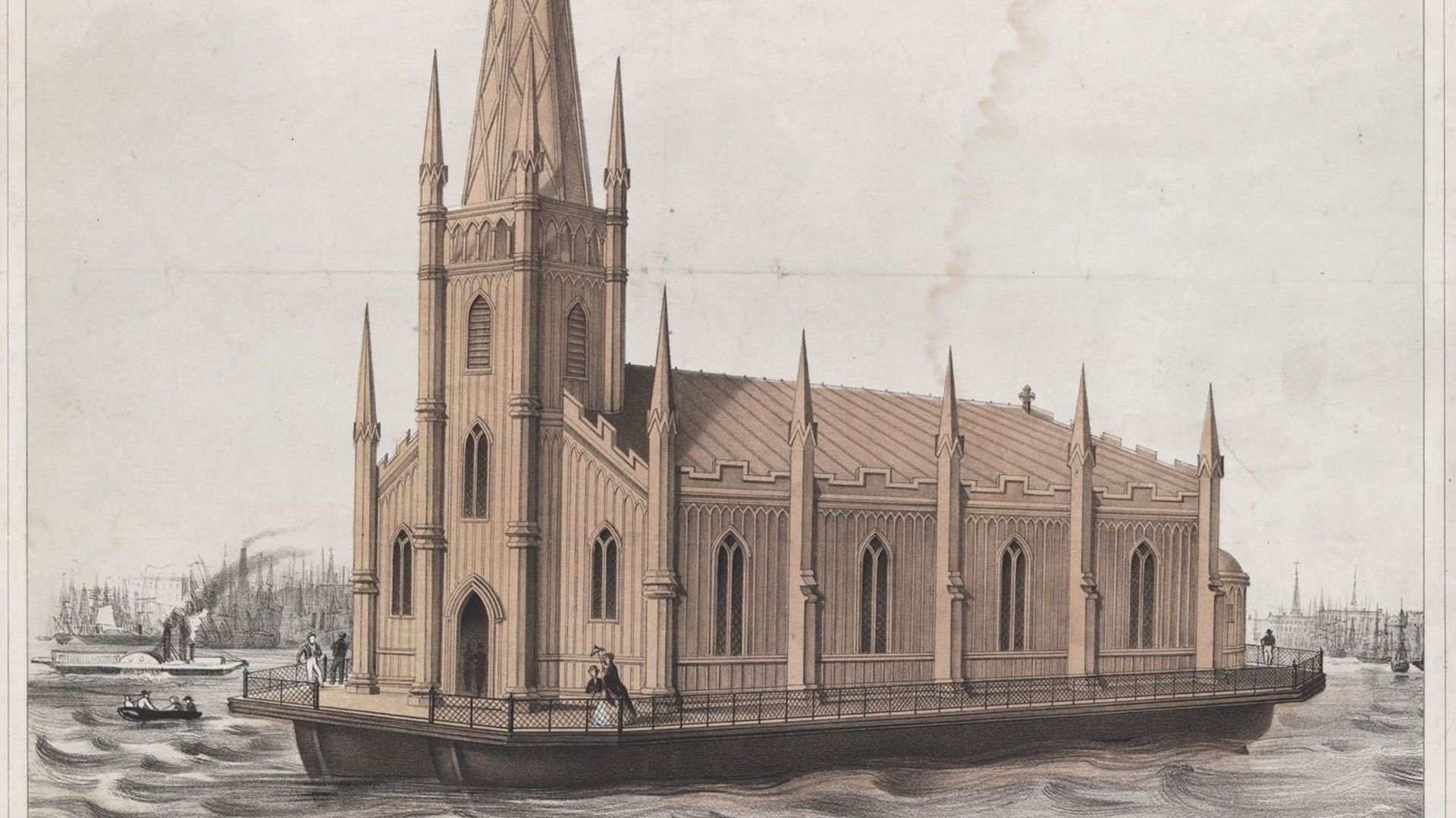 La minute historique : au 19e siècle, des chapelles flottantes venaient prêcher la bonne parole aux matelots