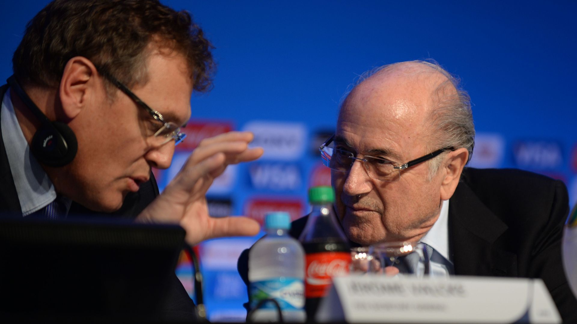 Valcke et Blatter