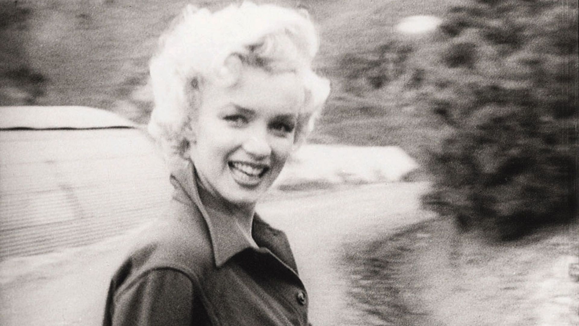 Marilyn Monroe en voyage en Corée au début des années 50.