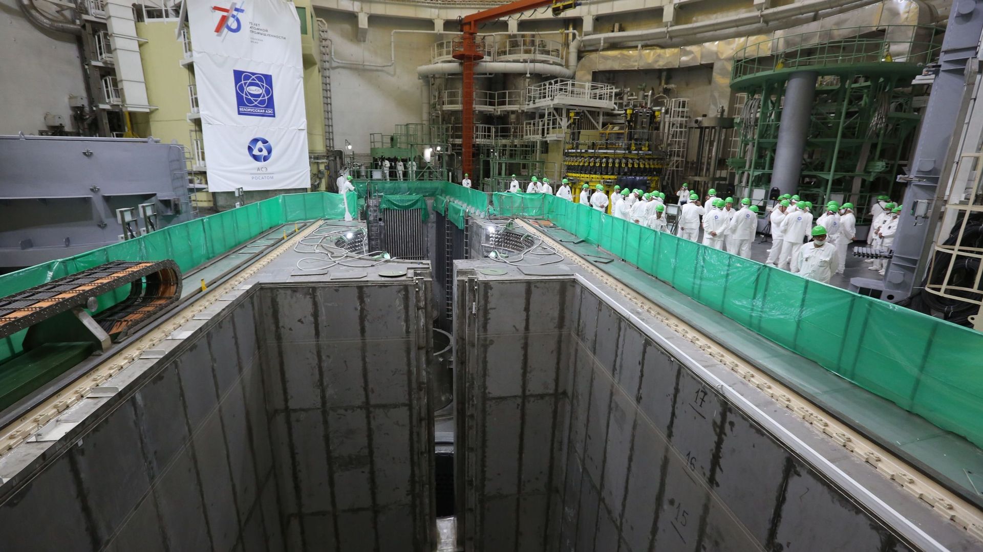 Centrale nucléaire Rosatom à Ostrovets, en Biélorussie, ce 7 août 2020