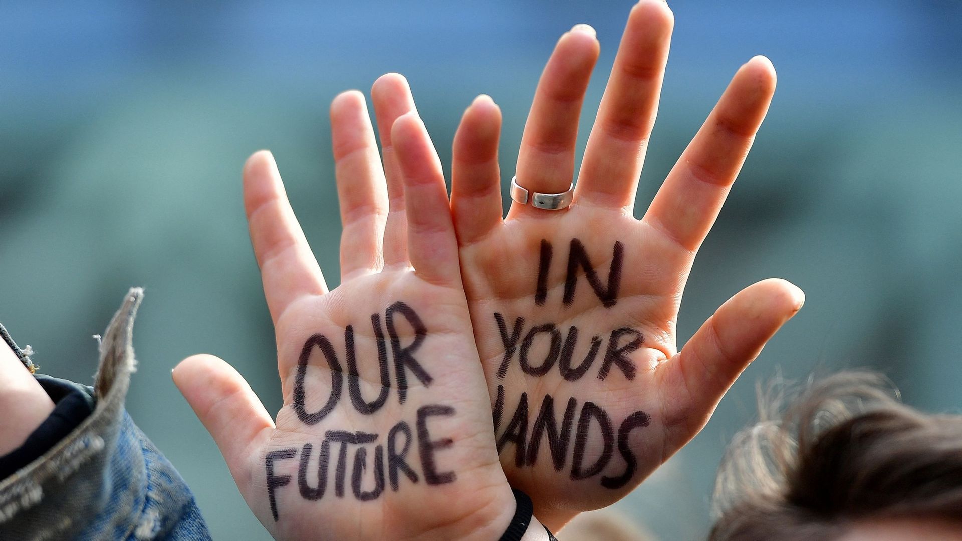 La Fédération WB s’engage à réduire ses émissions de gaz à effet de serre de 55% d’ici 2030. Photo prise lors de la marche des jeunes pour le climat, février 2019