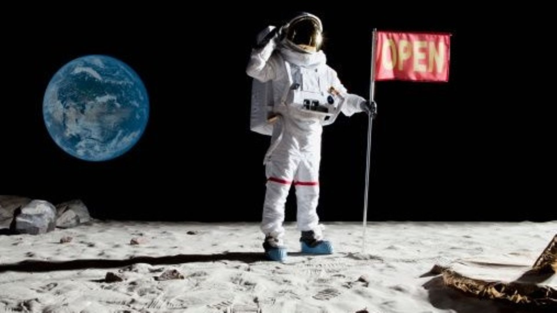 Les traces sur la lune sont permanentes.
