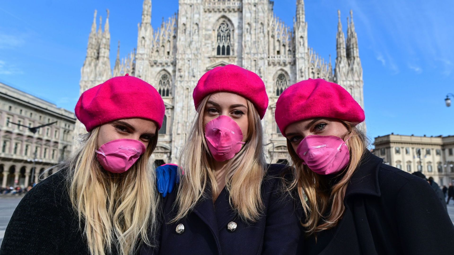 A Milan, malgré tout, c'est aussi la journée des droits de la femme. 