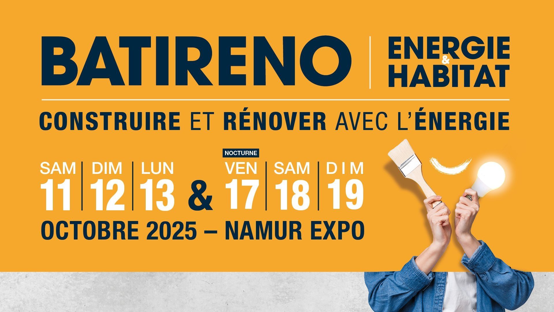 Remportez vos entrées pour Batireno et Energie & Habitat