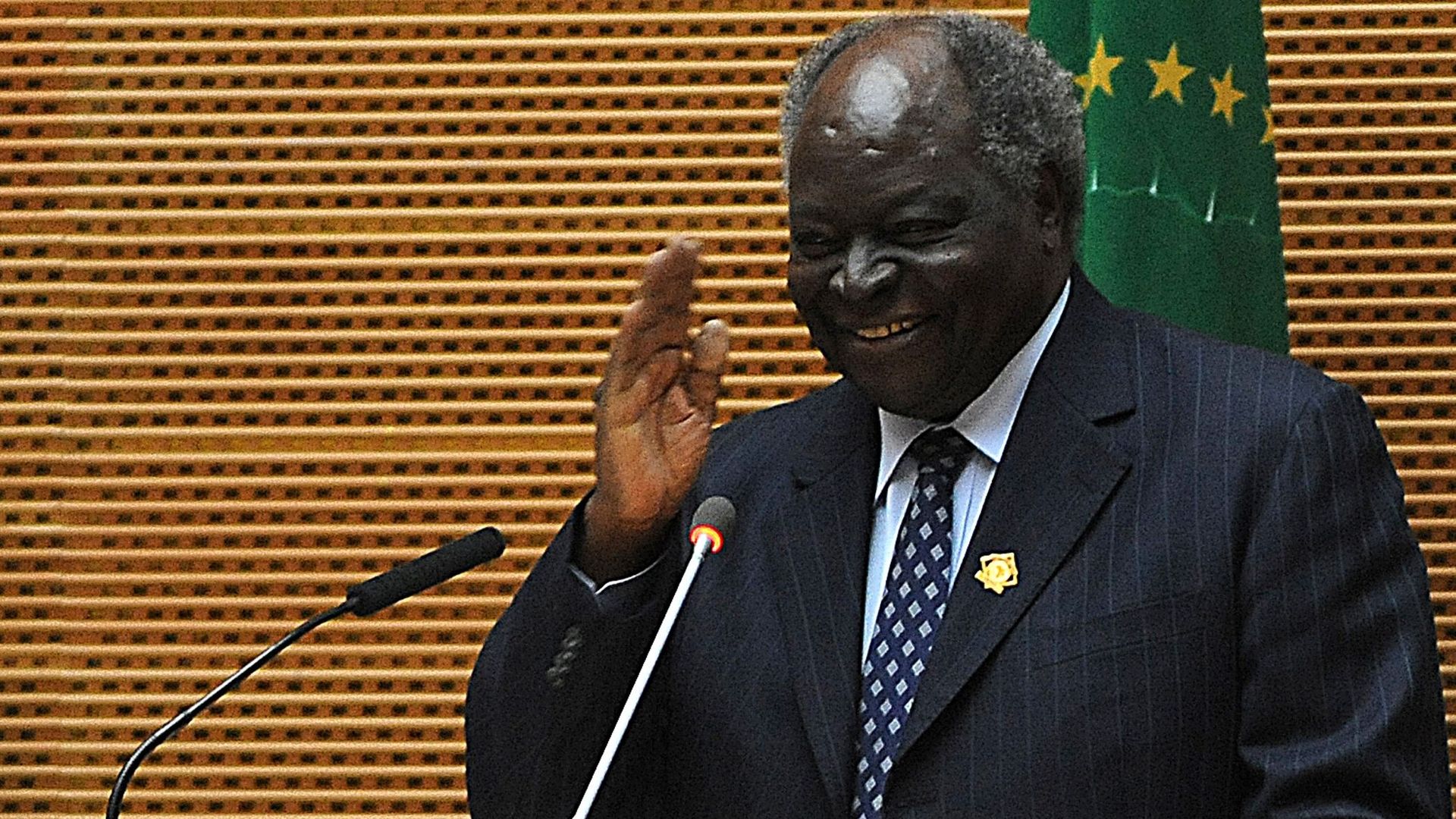 Le président Kibaki en 2013