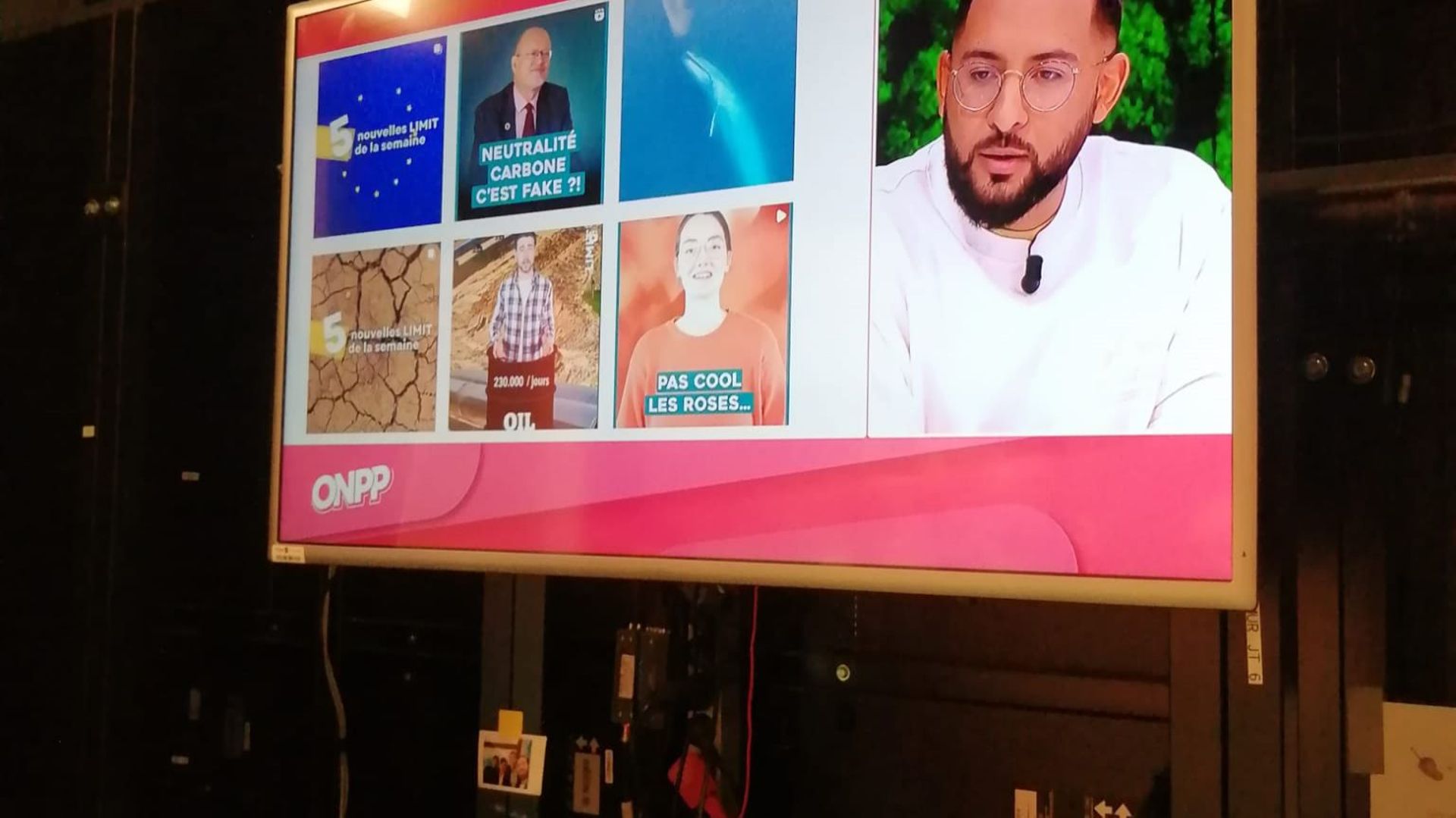 Vinz sur le plateau d'On n'est pas des pigeons