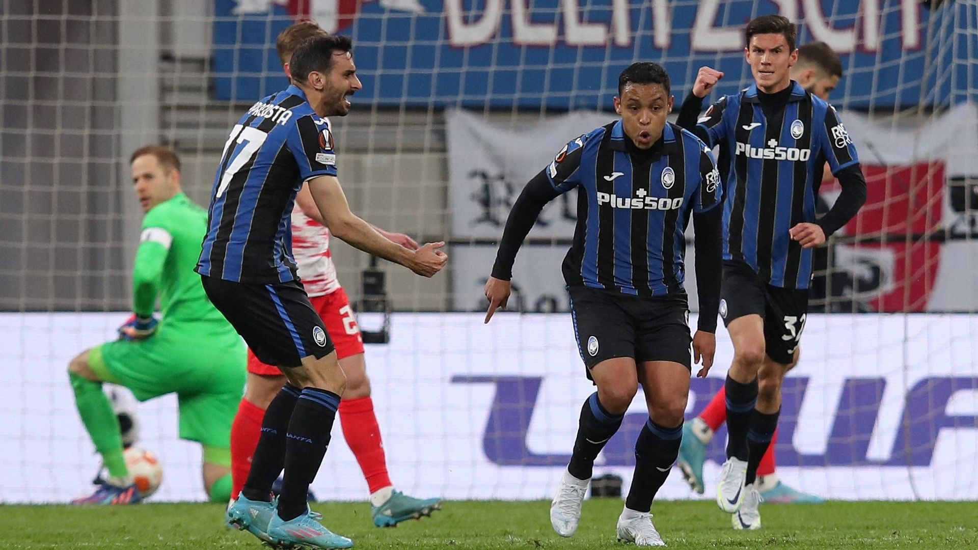 Luis Muriel, auteur d'un but fabuleux contre Leipzig.