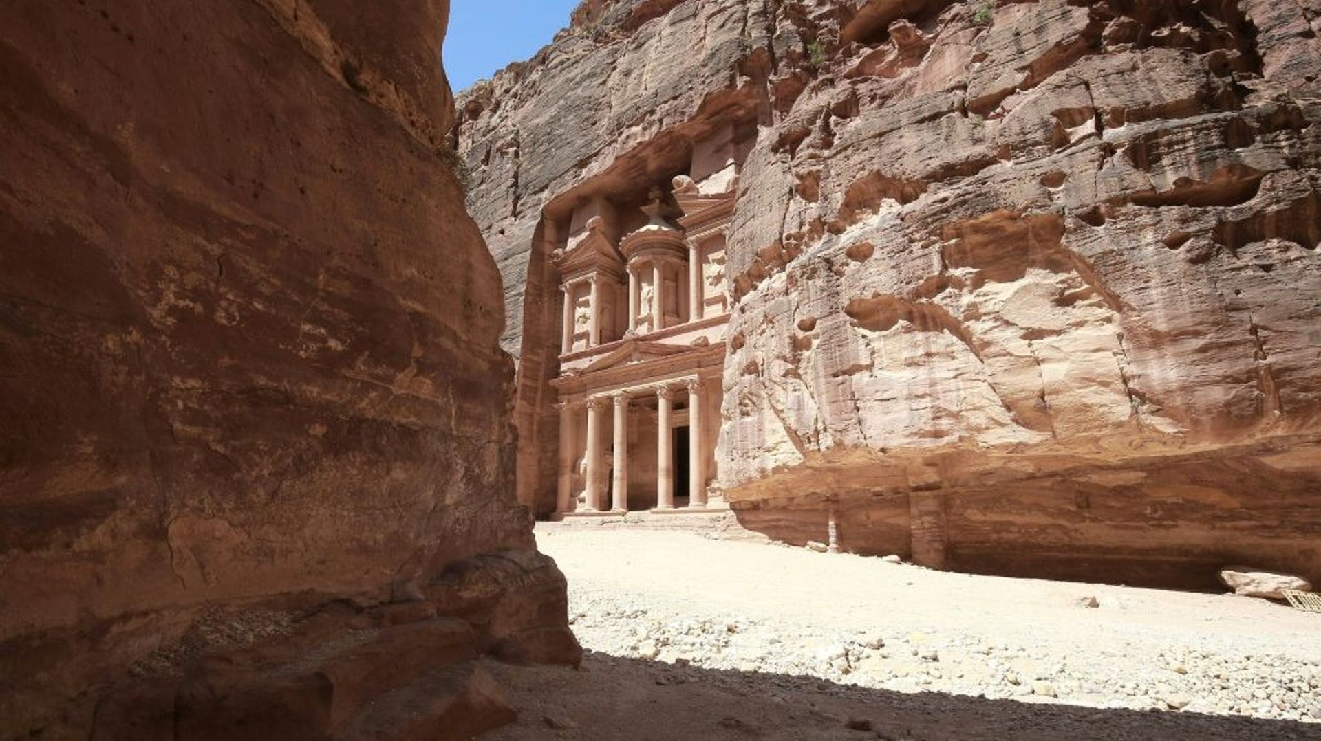 La cité antique de Petra, vide de touristes, le 1er juin 2020 
