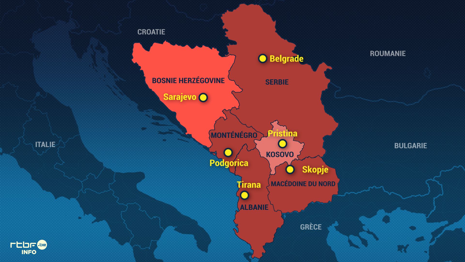 Balkans occidentaux : l’état d’avancement des négociations d’adhésion
