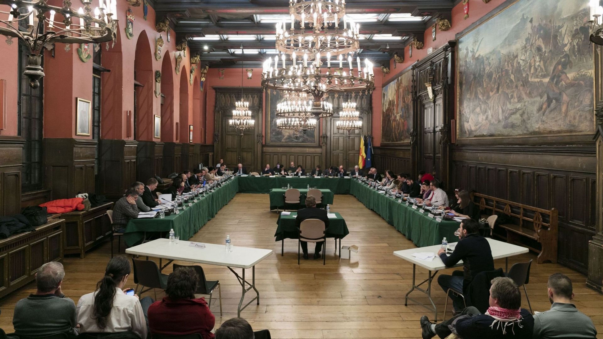 Le Conseil communal de Mons.