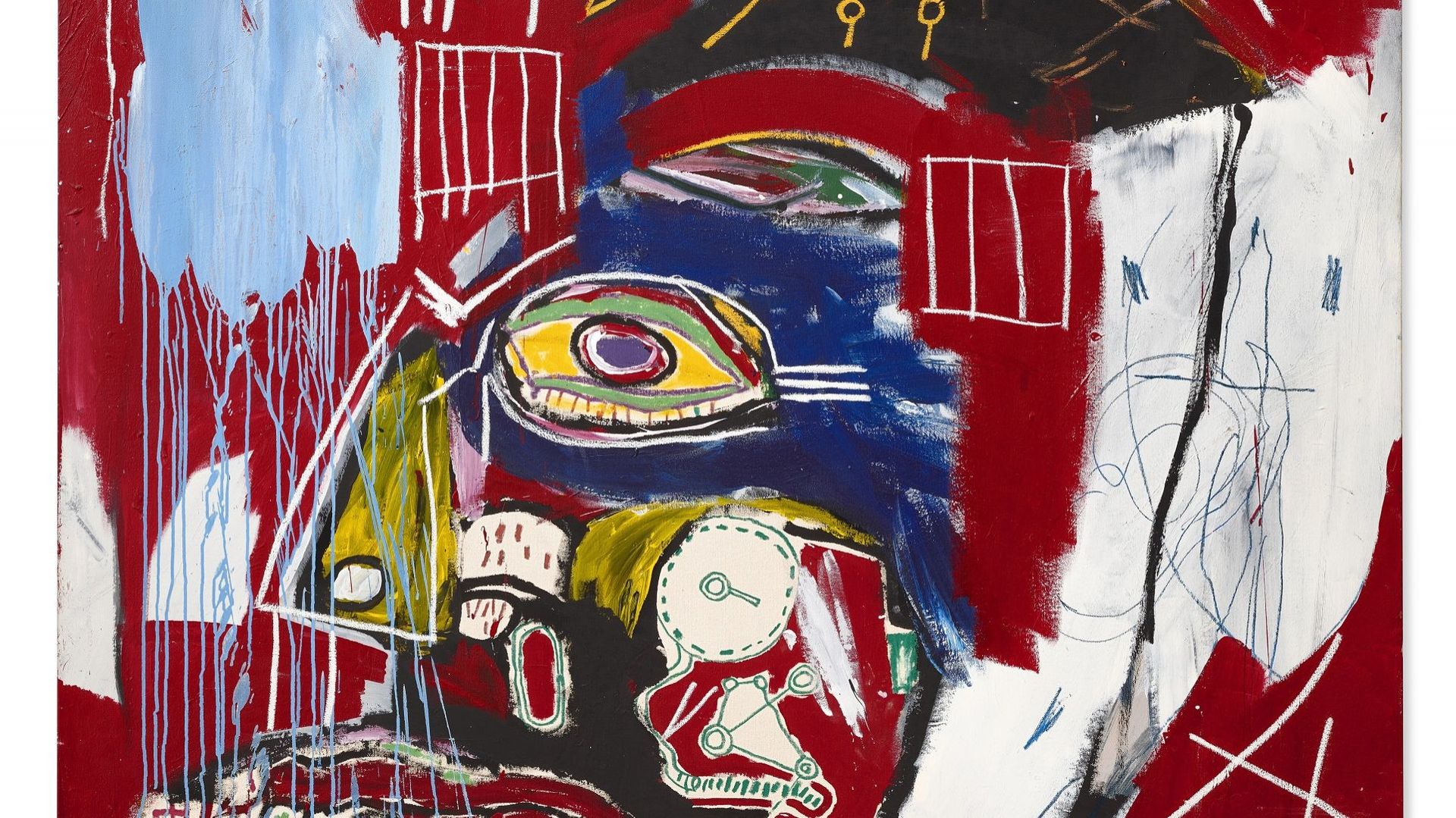 Il y a évidemment Jean-Michel Basquiat, premier peintre noir tête d'affiche des deux principales ventes de Christie's et Sotheby's, respectivement mardi et mercredi, avec chacune une toile estimée aux environ de 50 millions de dollars.