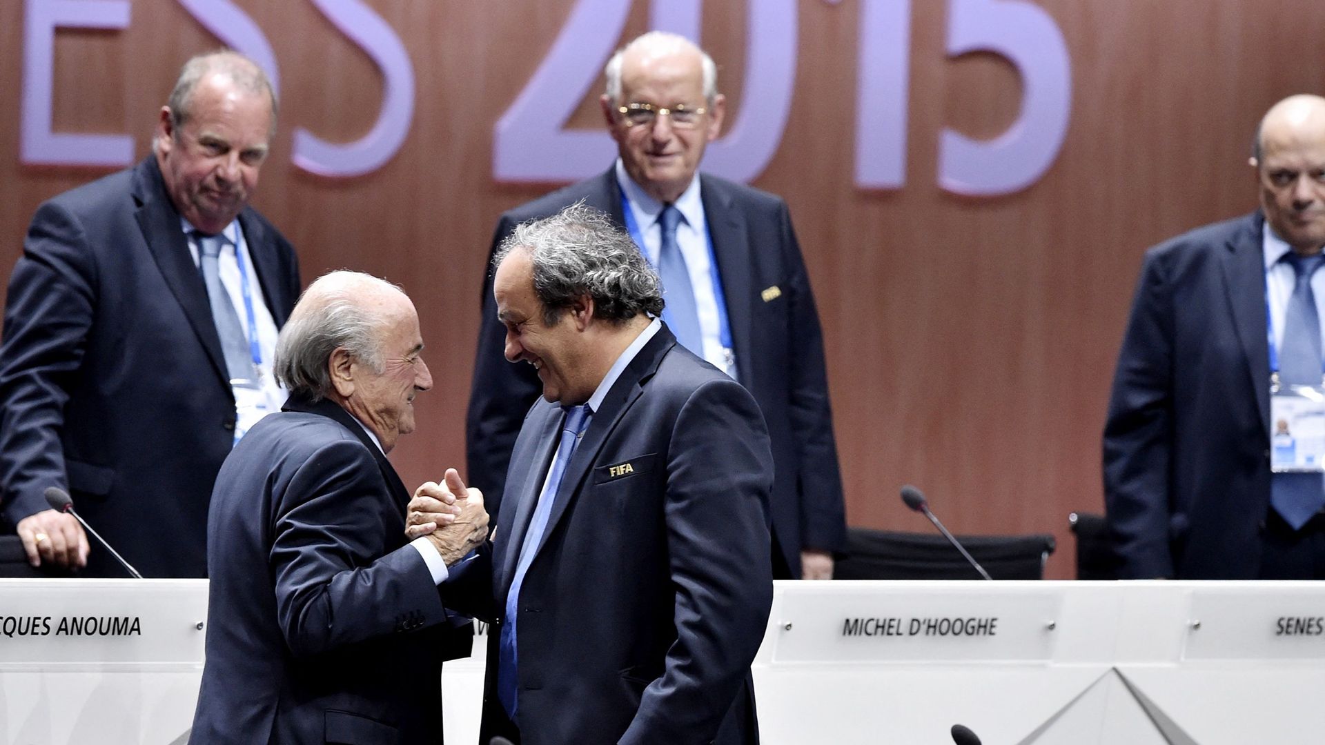 Michel Platini et Sepp Blatter, à l’époque où les deux hommes s’entendaient encore.