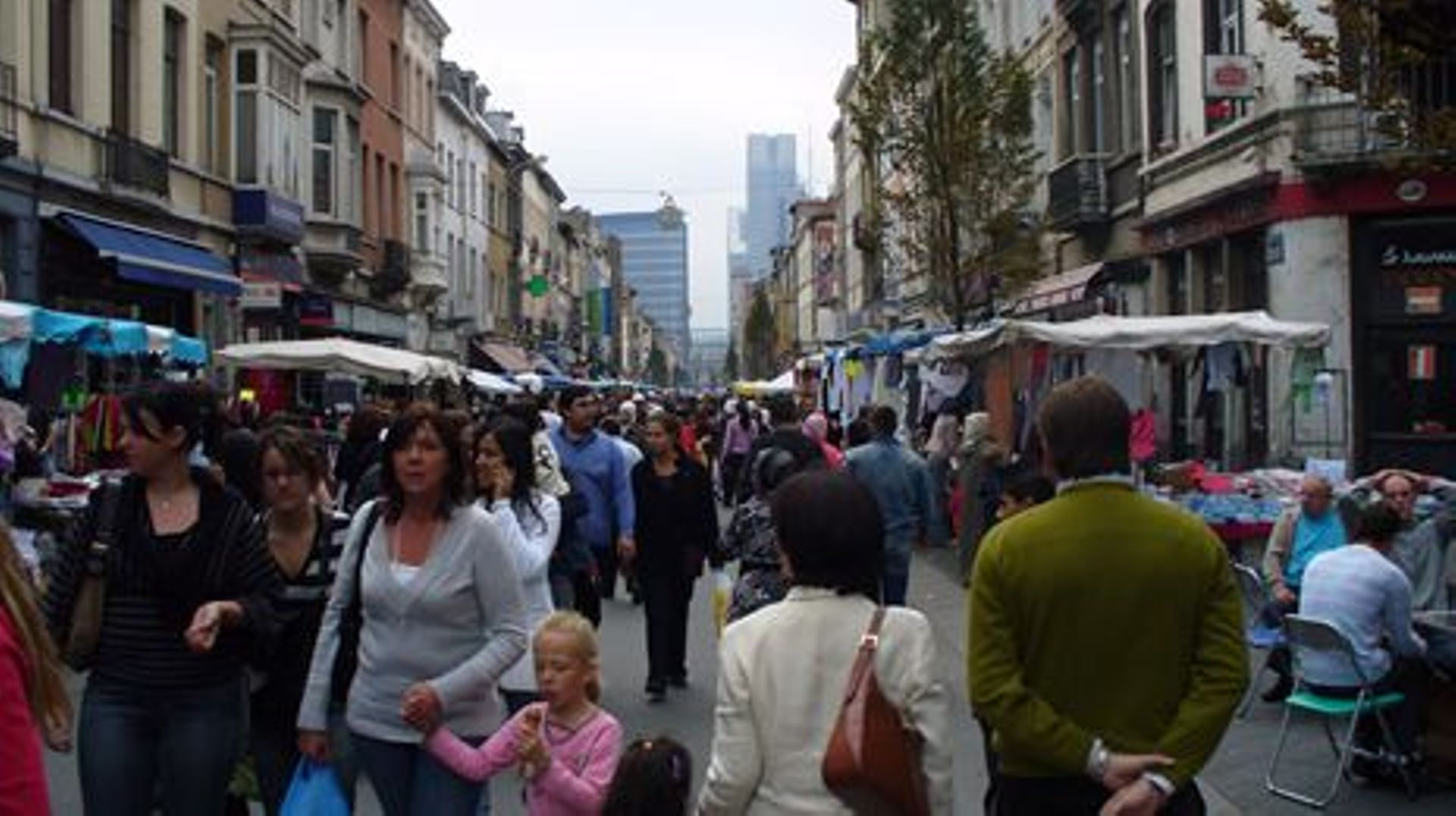 La rue de Brabant et ses 17.000 visiteurs de moyenne chaque jour.