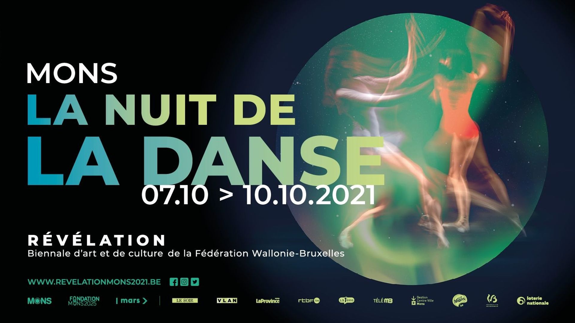 La Nuit de la danse à Mons du 7 au 10 octobre