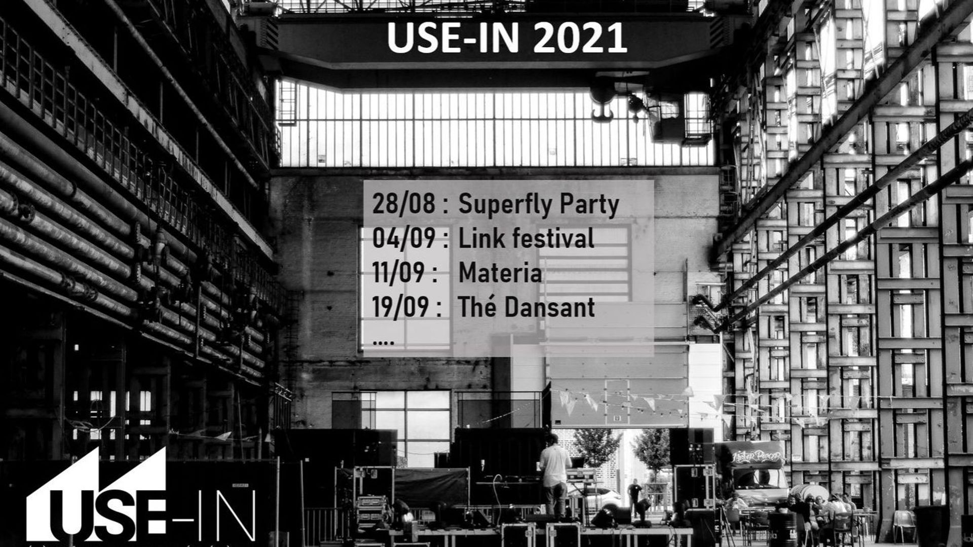 Le festival USE-In revient pour deux mois dans une ancienne halle industrielle de Seraing