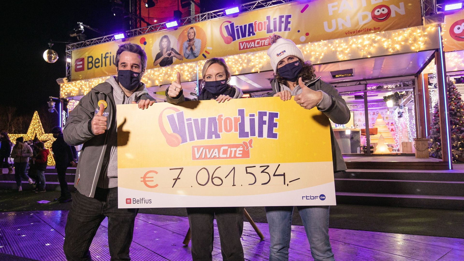 7.061.534 € récoltés au profit de Viva for Life 2020