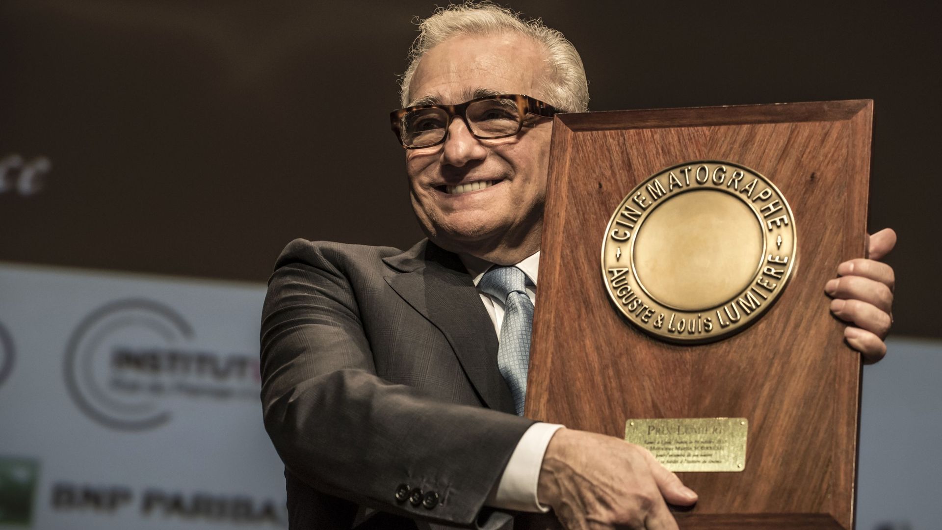 Le réalisateur américain Martin Scorsese a reçu le septième Prix Lumière, pour l'ensemble de son œuvre