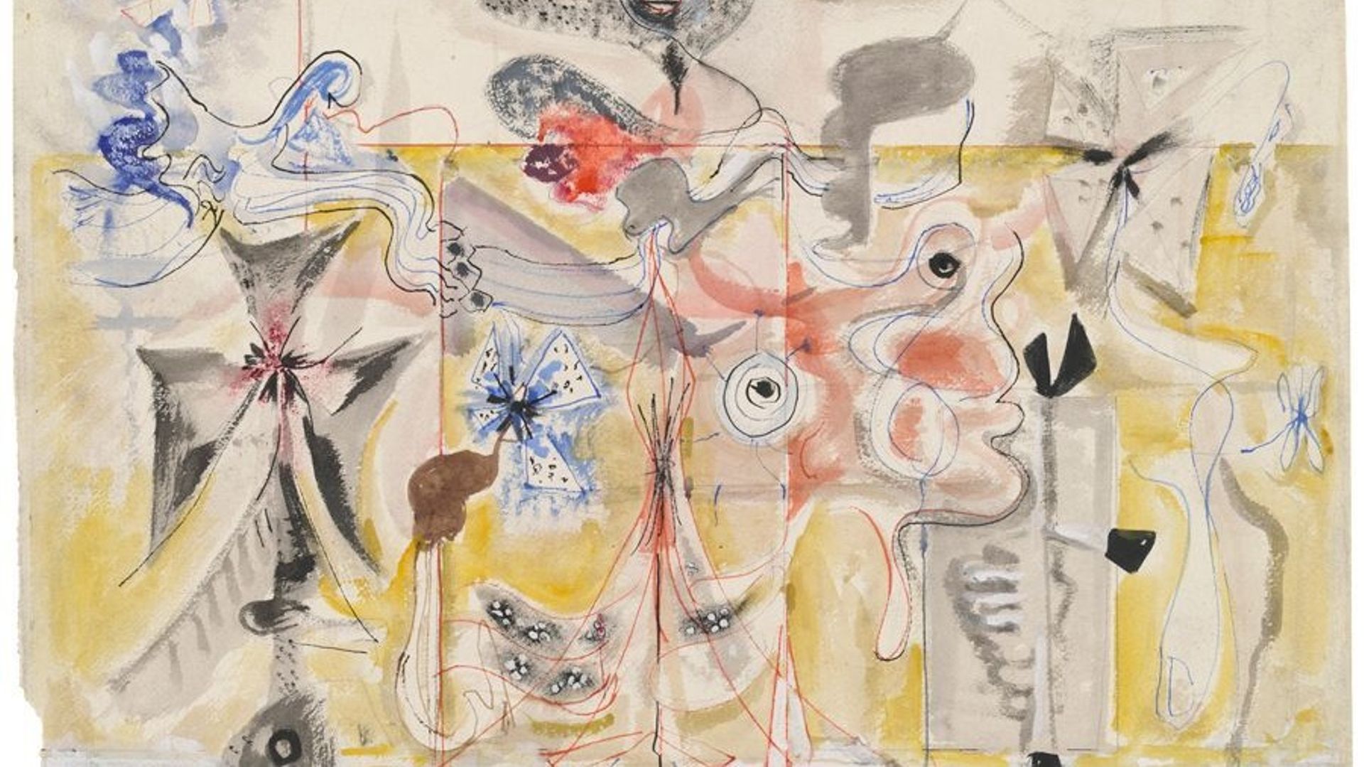 "Untitled" de Mark Rothko (1944/1945) sera exposé à la National Gallery of Art de Washington dans le cadre de "Mark Rothko : Paintings on Paper".