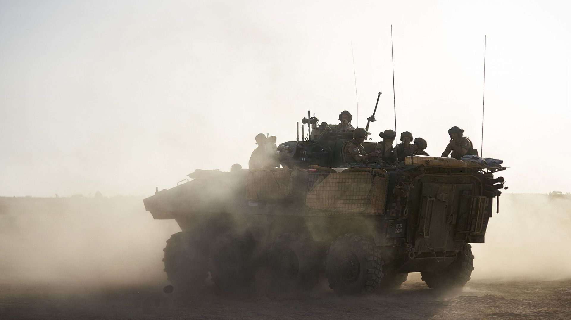 Un véhicule de l'armée française au Burkina en 2019