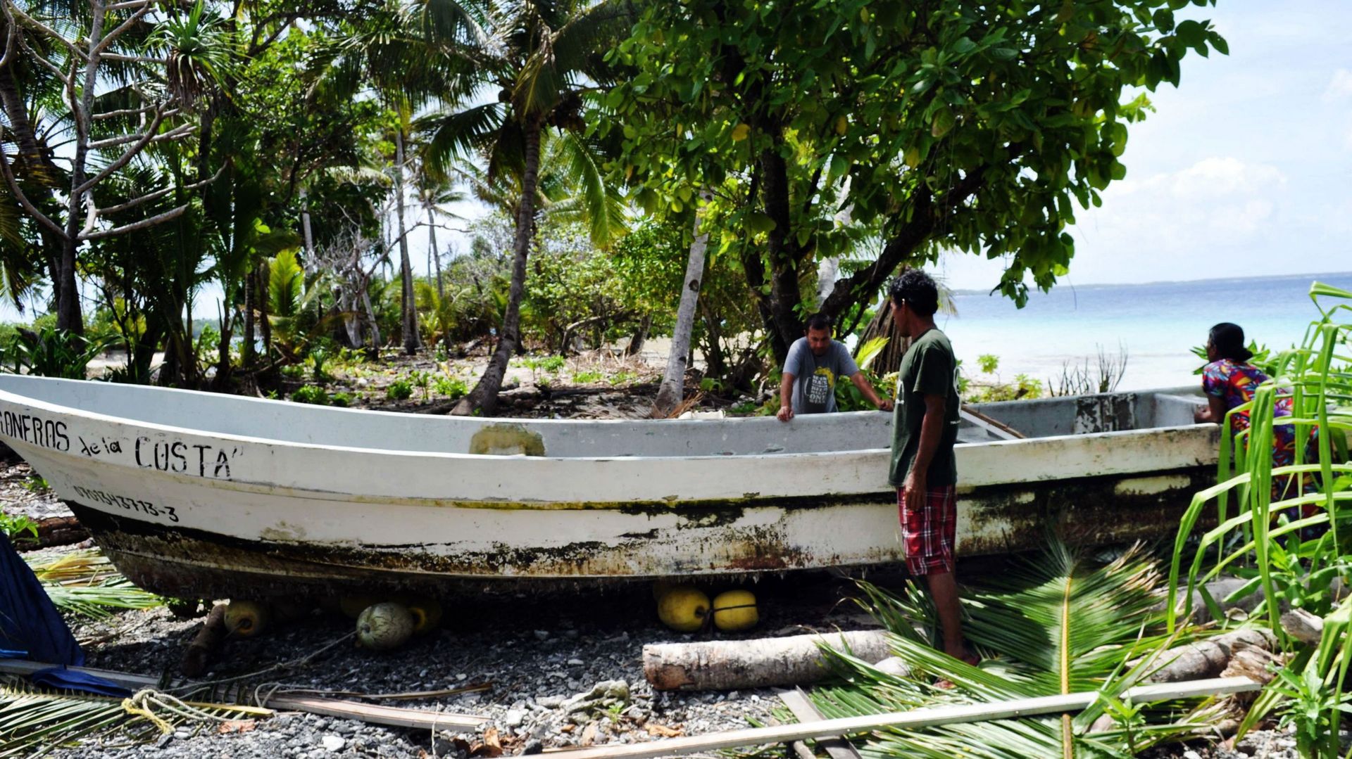 Le bateau a erré pendant 13 mois avant de s'échouer sur les îles Marshall.