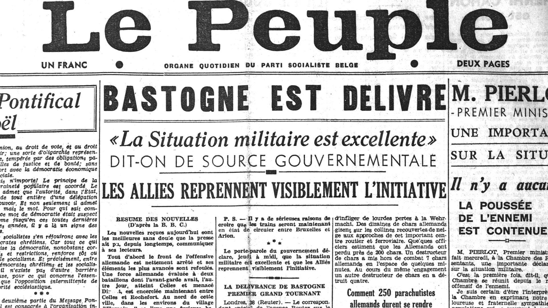 Bataille des Ardennes : Retour sur l'offensive allemande avec la presse de l'époque
