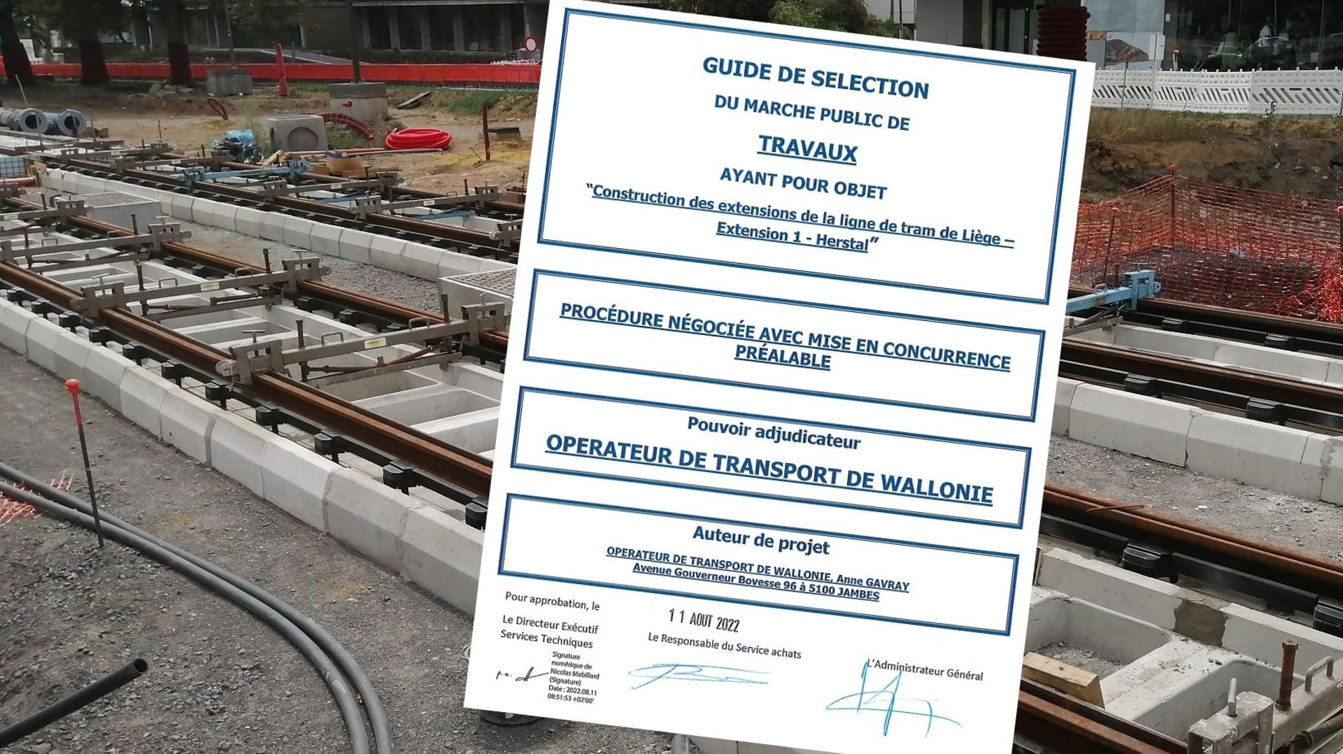 La présélection des candidats pour prolonger le tram de Liège a commencé
