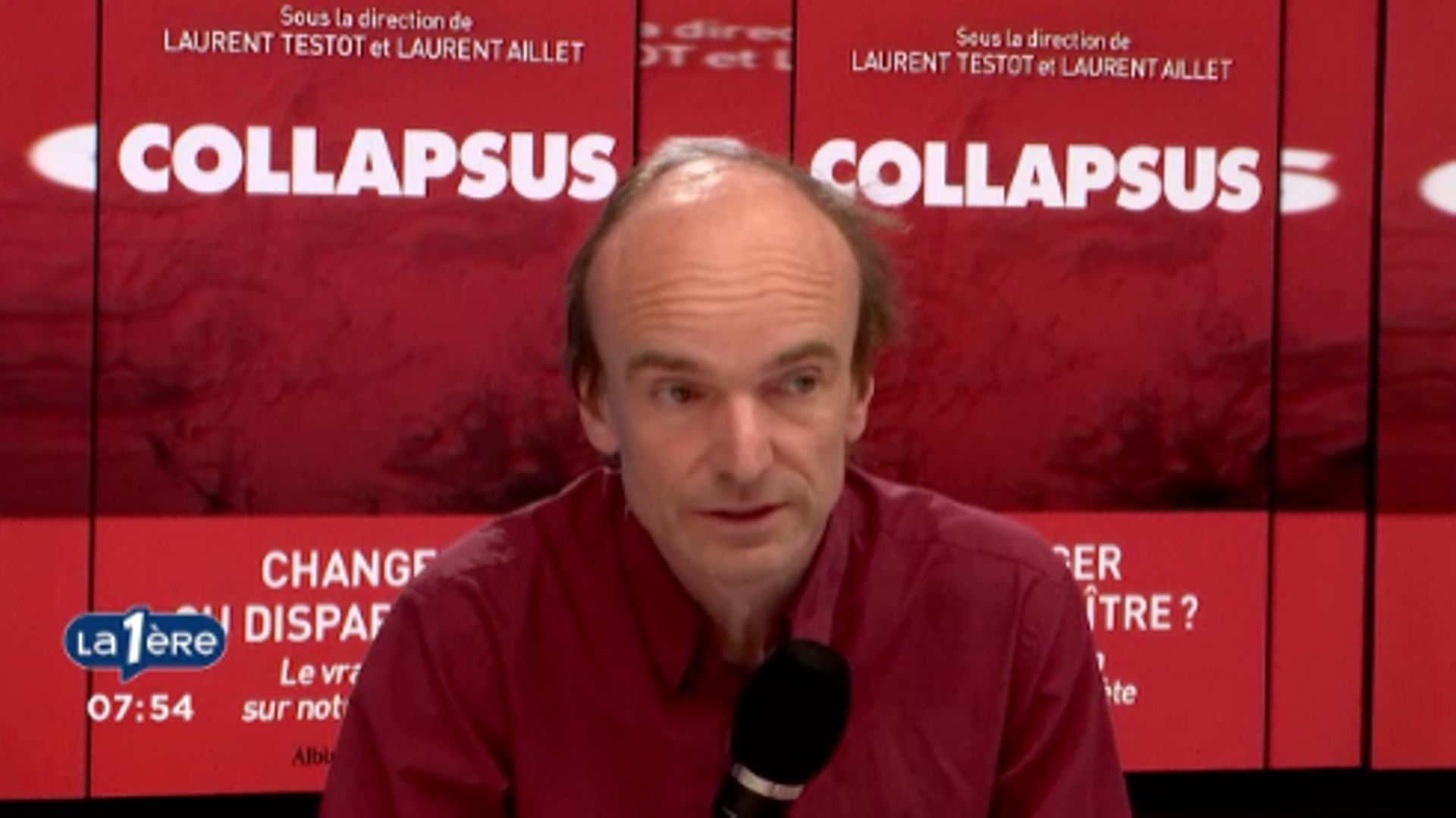 Laurent Testot (collapsologue) : "le catastrophisme c'est ce qui interviendra si on n'intervient pas politiquement"