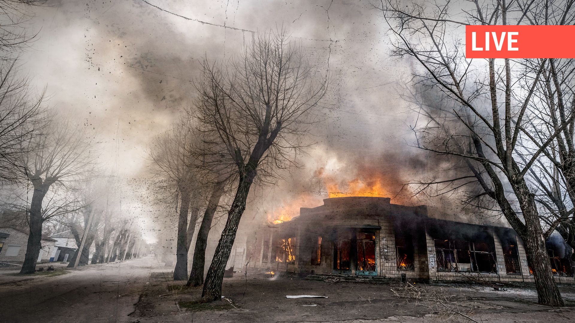 Une maison brûle à la suite d'un bombardement à Severodonetsk, dans la région du Donbass, le 6 avril 2022 (illustration)