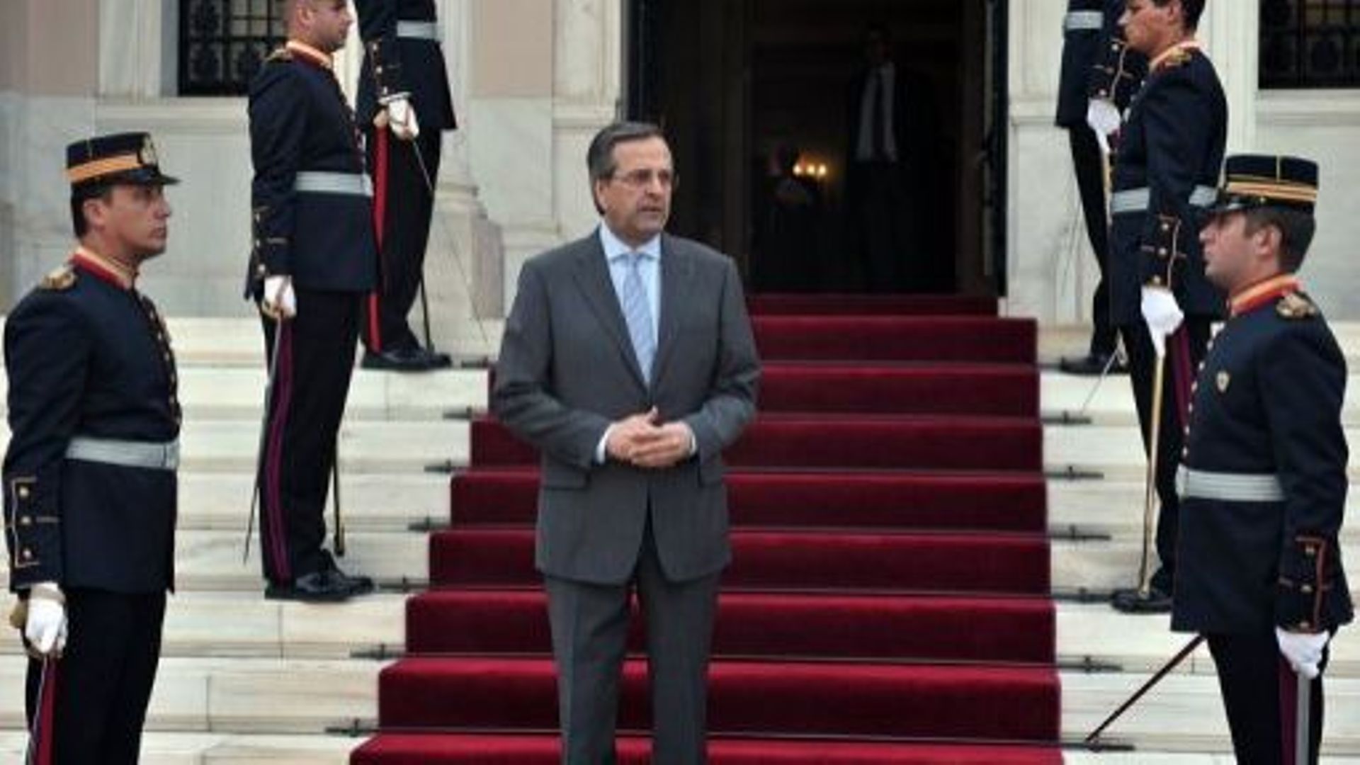 Le Premier ministre grec Antonis Samaras à AThènes, le 11 juin 2013