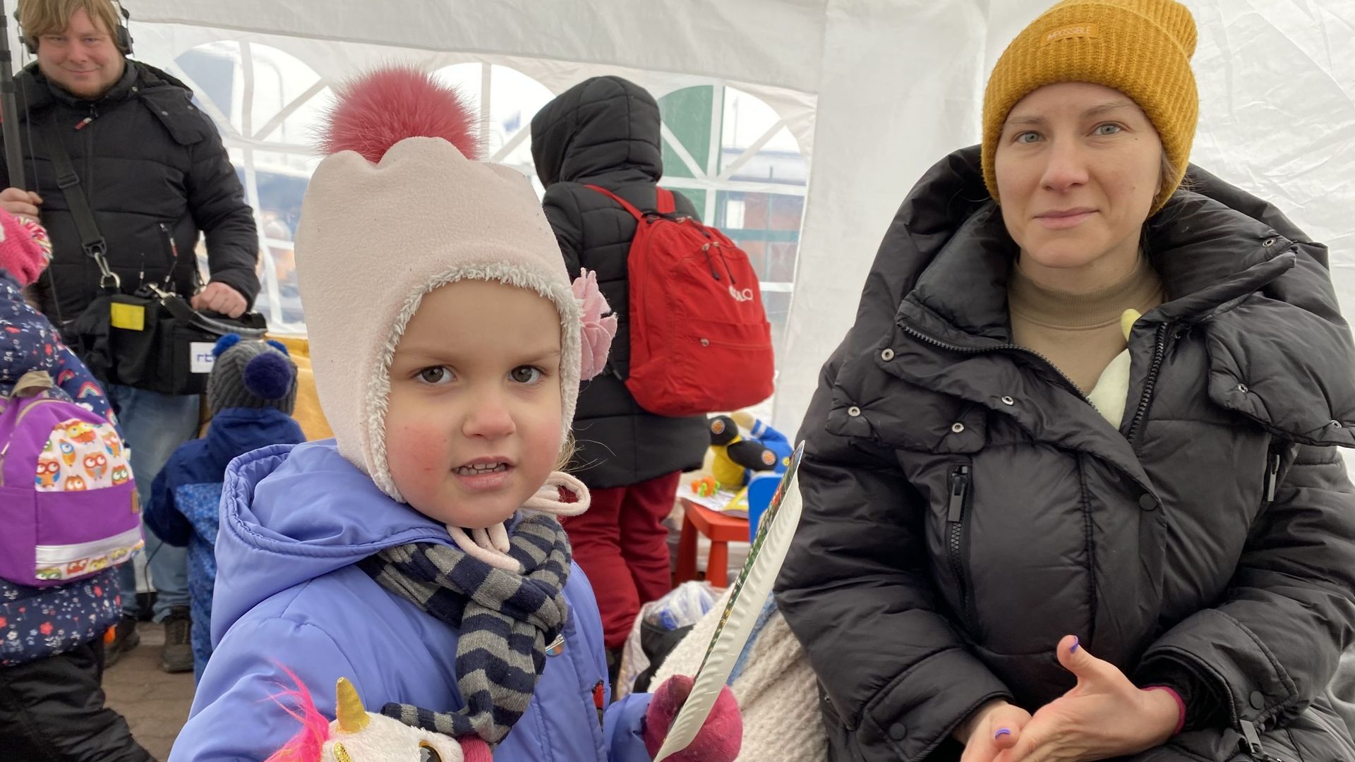 Katryna et sa fille ont mis sept jours pour rejoindre la Pologne depuis Kiev