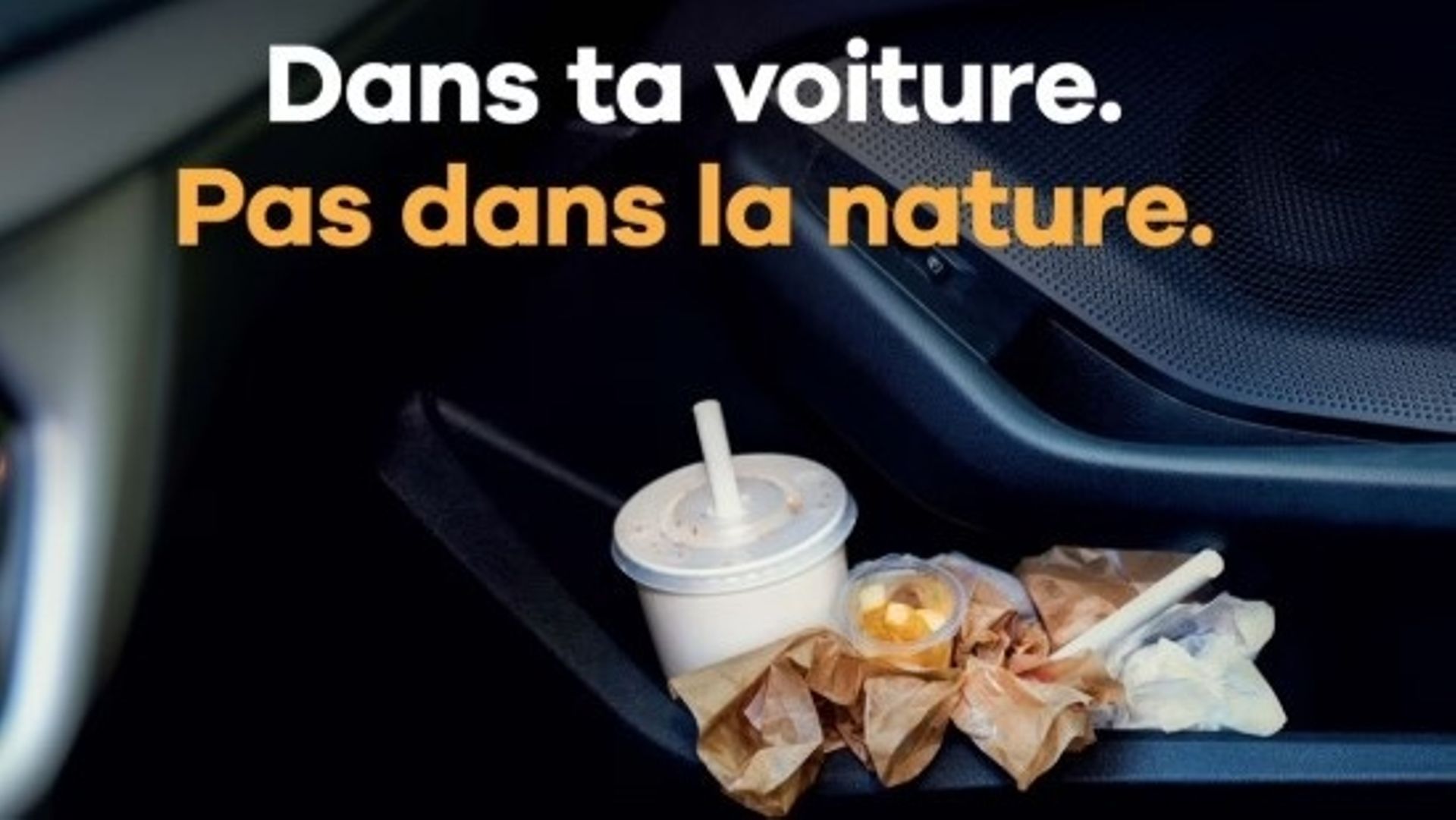 Be Wapp lance sa nouvelle campagne propreté : "ne jetez pas vos déchets par la fenêtre de votre voiture"