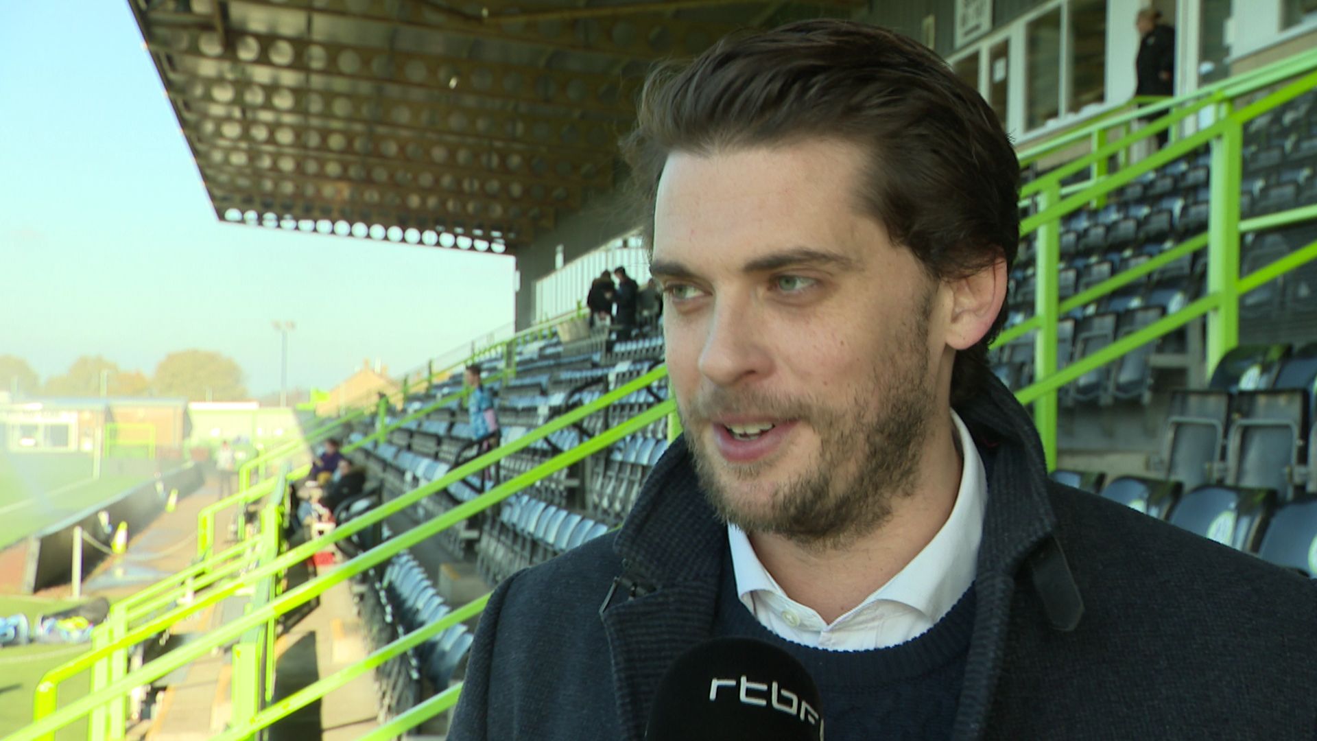 Henry Stalens, Directeur général du Forest Green Rovers FC.