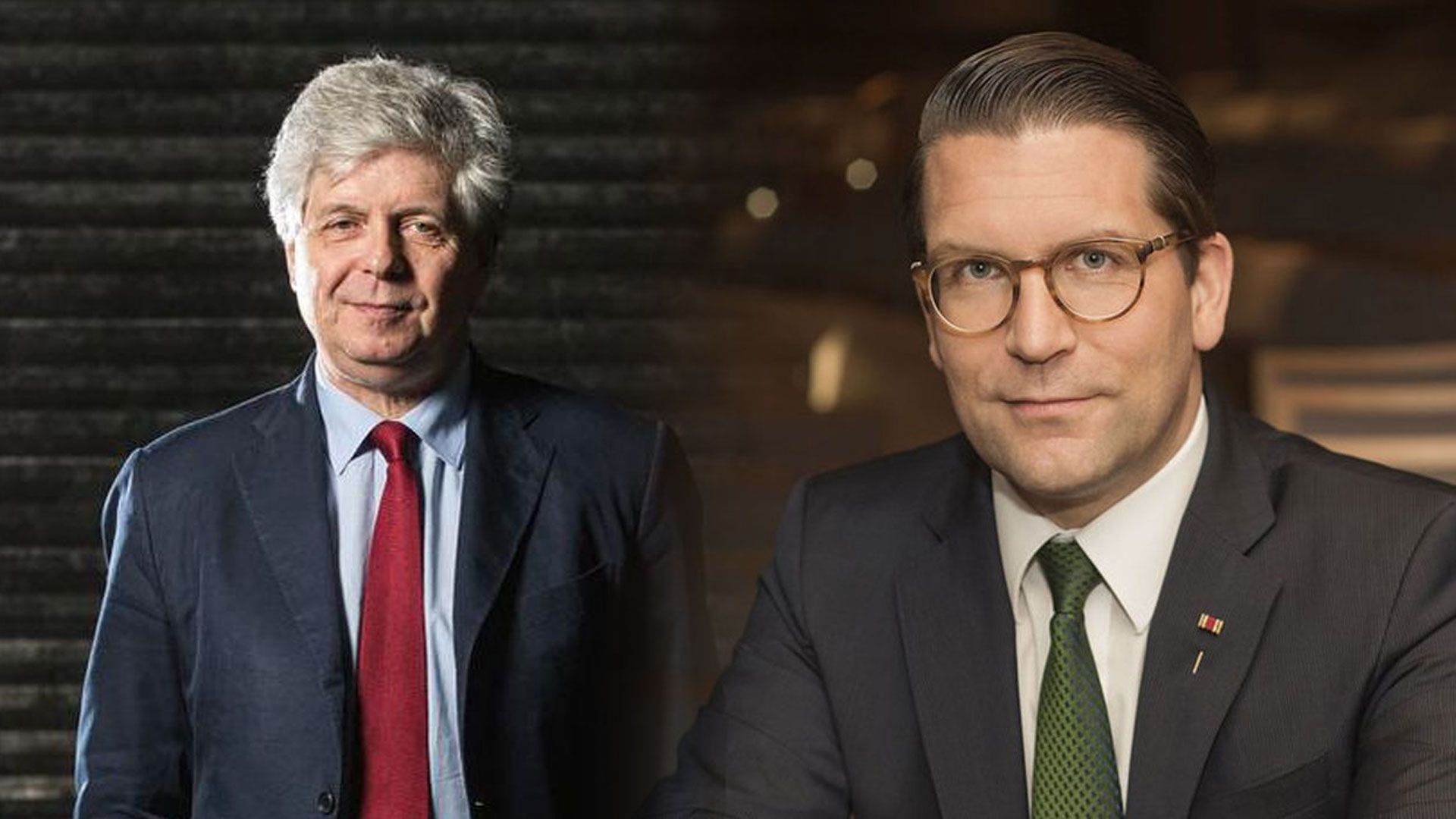 A gauche, Stéphane Lissner, à droit Alexander Neef