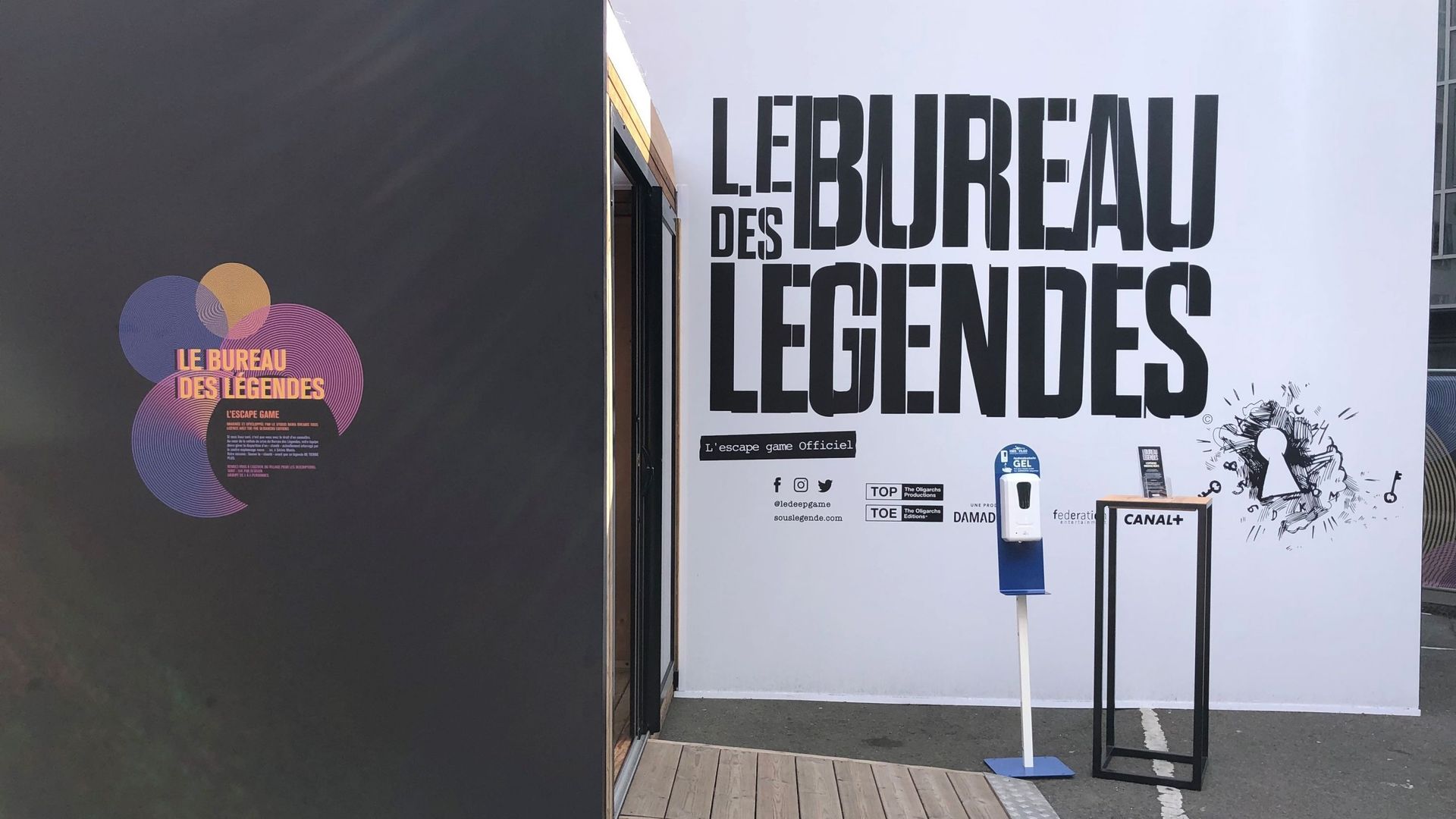 Le "deep game" Bureau des Légendes à Séries Mania, Lille.