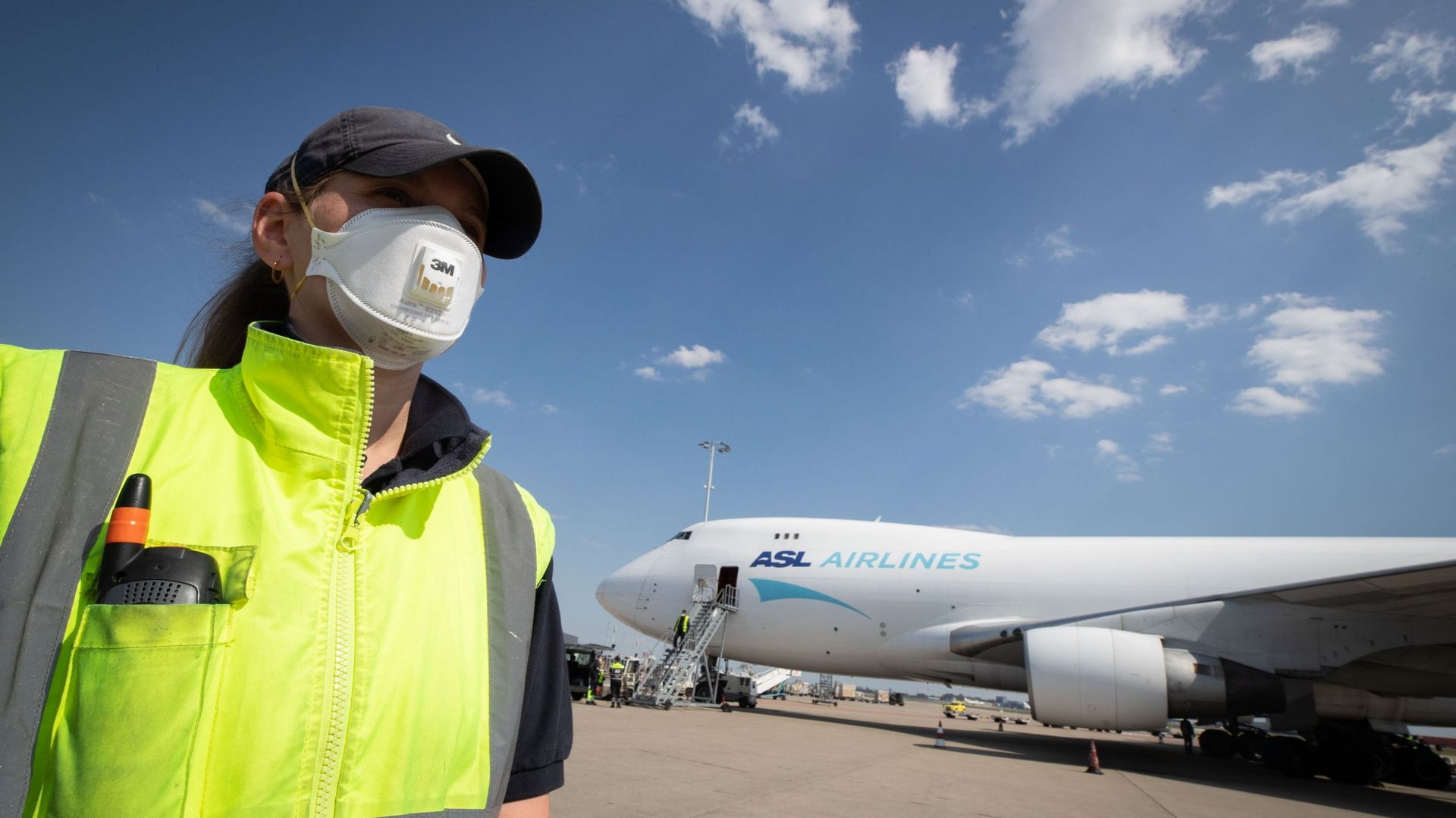 1 milliard de masques ont transité par l'aéroport de Liège