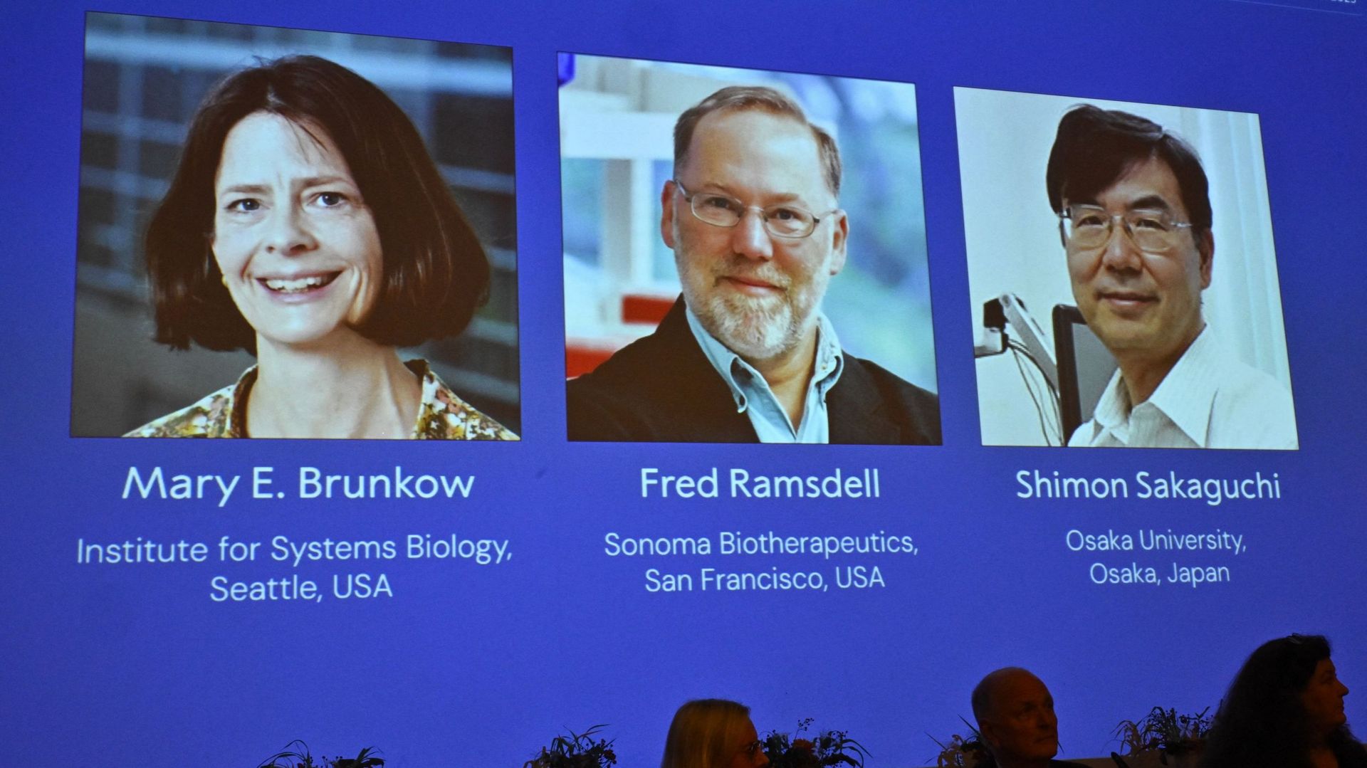 Nobel de médecine : un trio récompensé pour la recherche sur le contrôle du système immunitaire