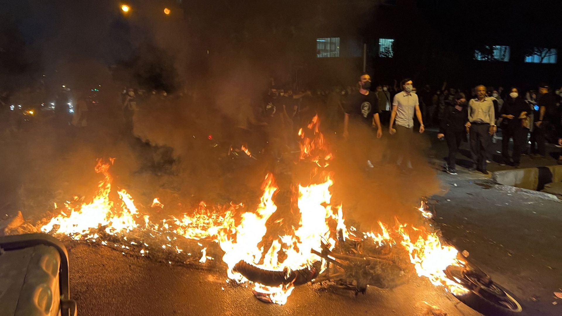 Extrait d’une vidéo de manifestation en Iran