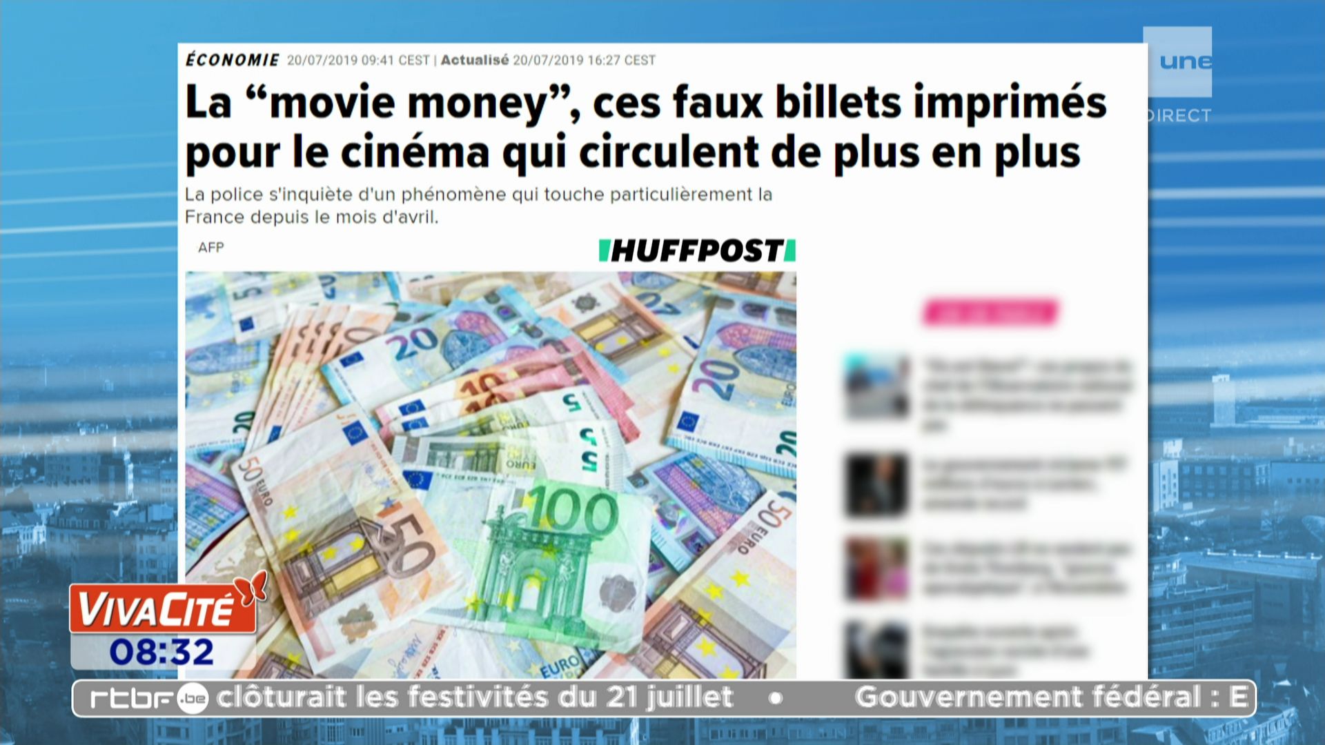 Trafic de faux billets : la movie money circule de plus en plus