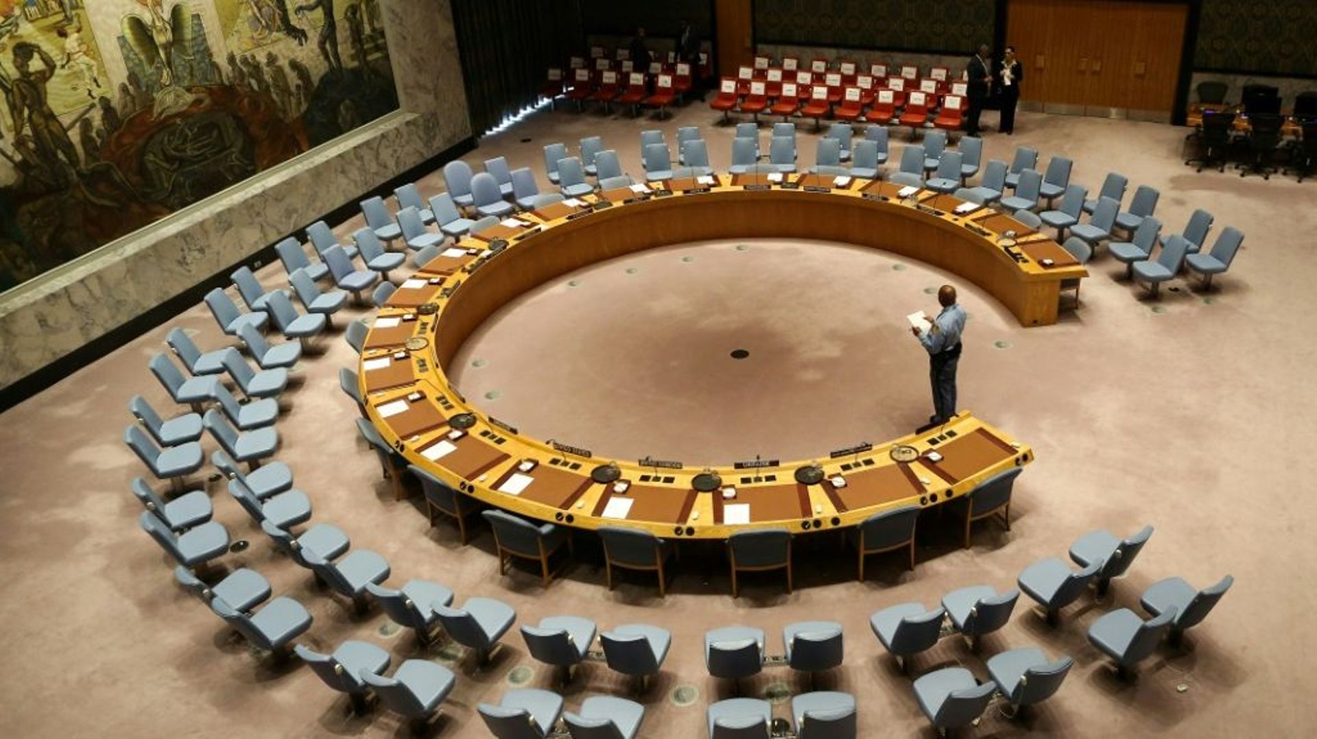 La salle du Conseil de sécurité de l’ONU le 20 septembre 2017